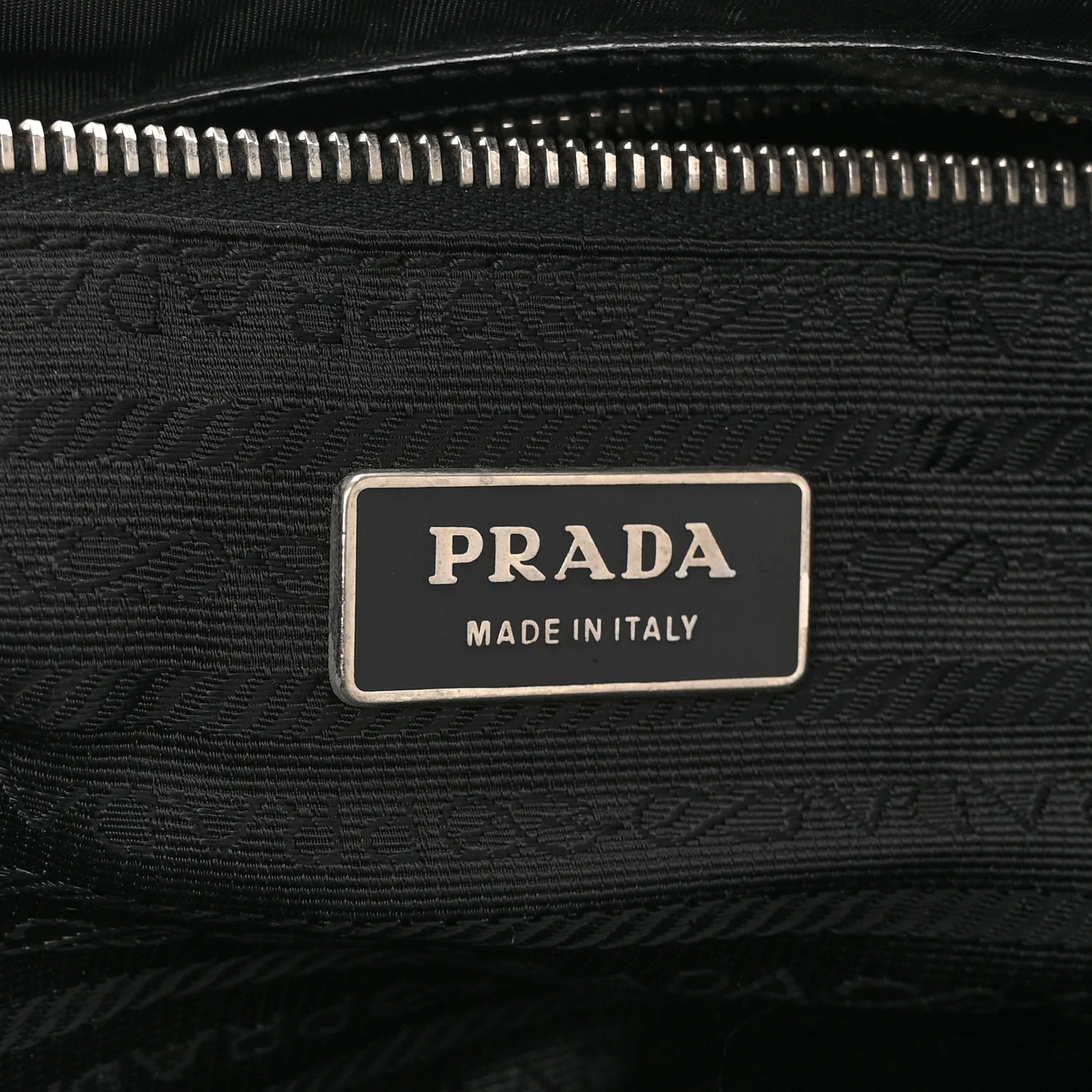 Tessuto Nylon Saffiano Tote Black - Image 6