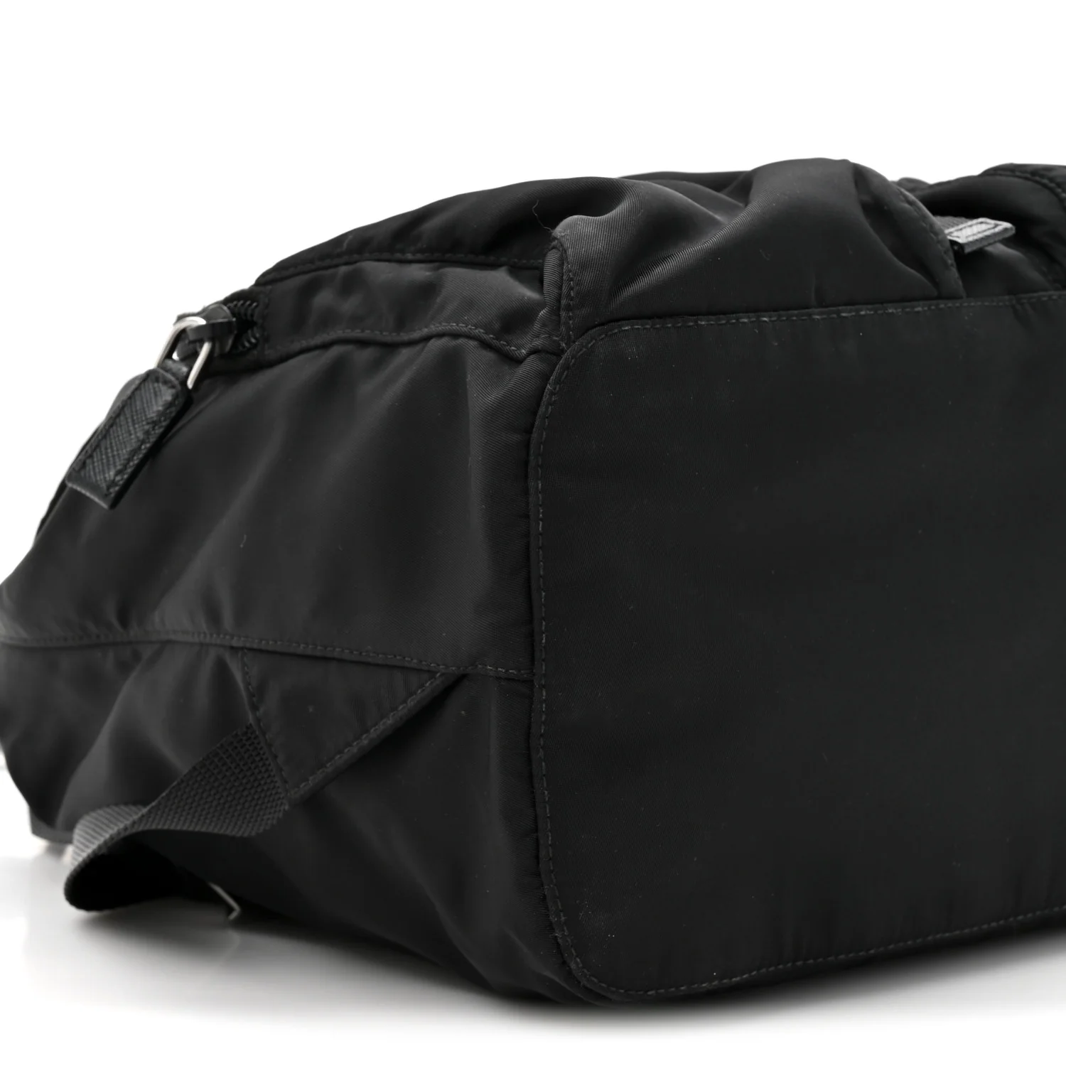 Tessuto Nylon Saffiano Vela Medium Backpack Black - Image 9