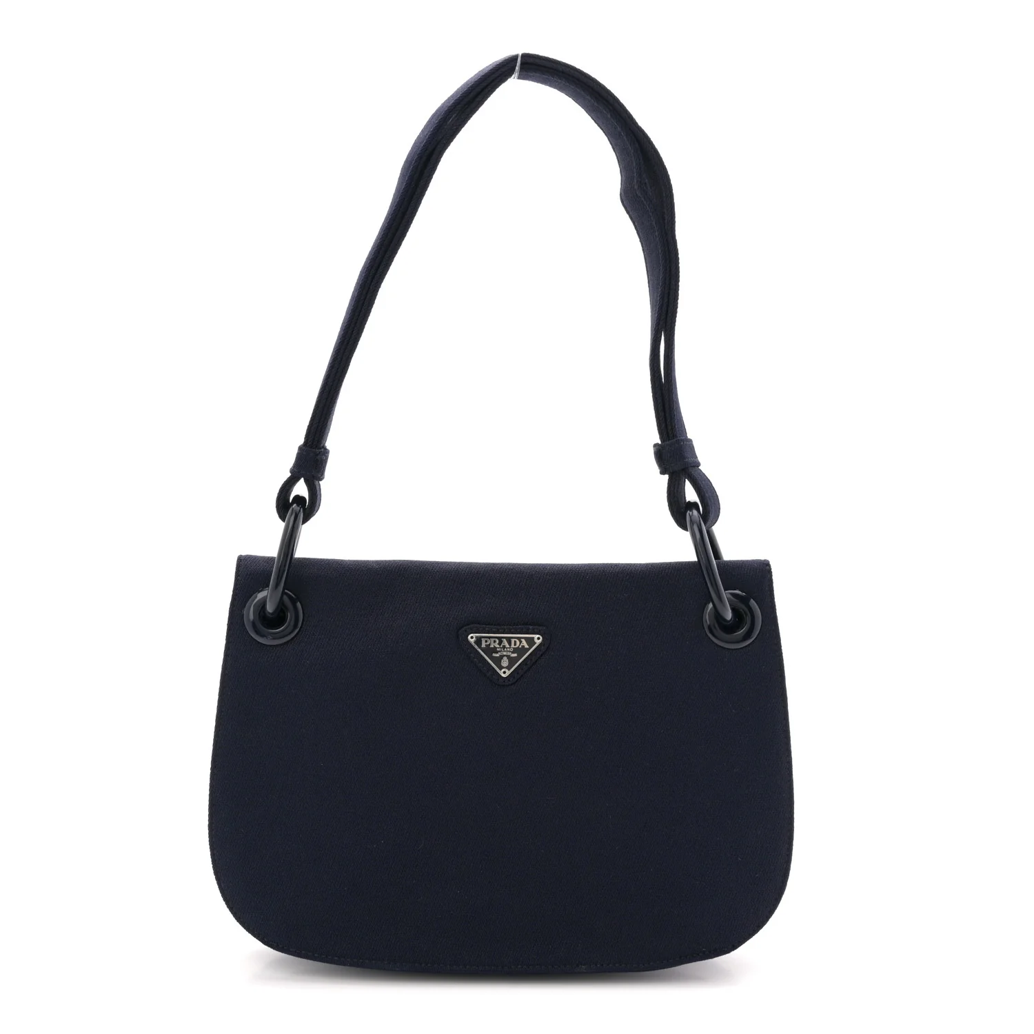 Tessuto Nylon Shoulder Bag Bleu