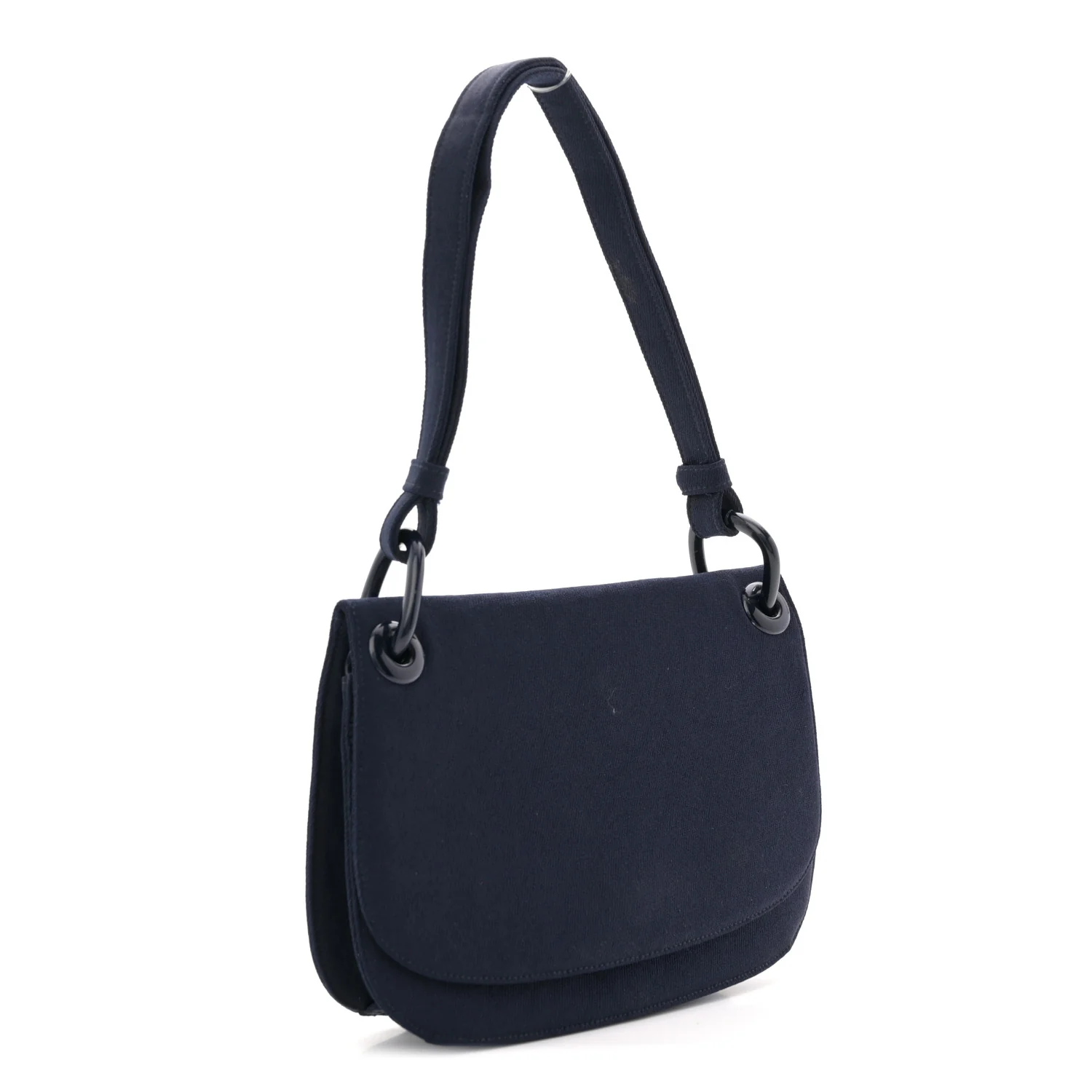 Tessuto Nylon Shoulder Bag Bleu - Image 3