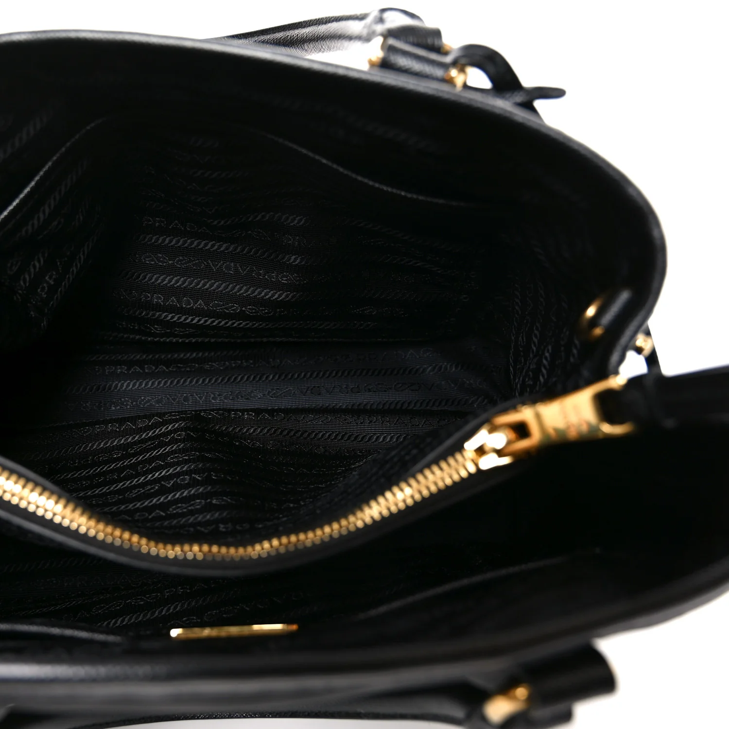 Tessuto Nylon Soft Calf Small Tote Black - Image 5