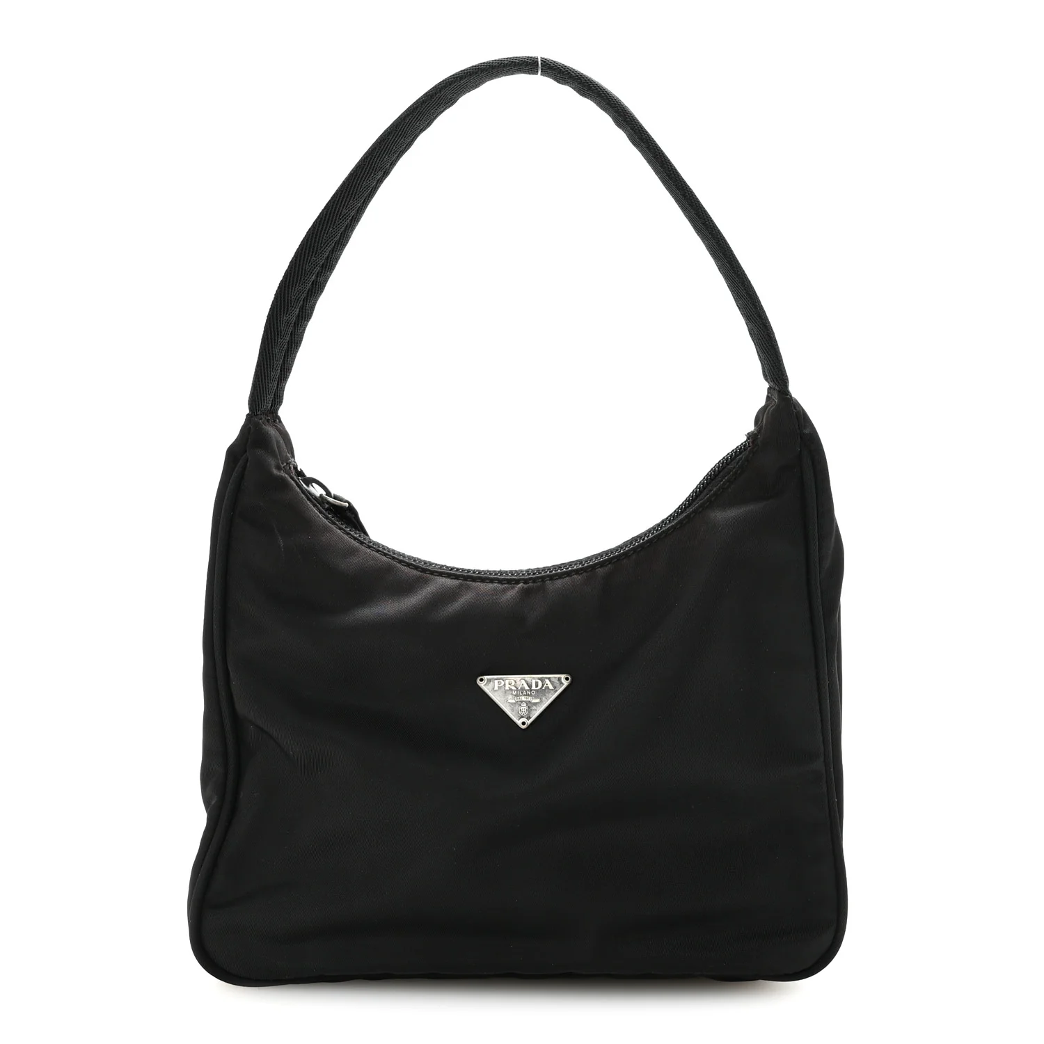 Tessuto Nylon Sport Mini Shoulder Bag Black