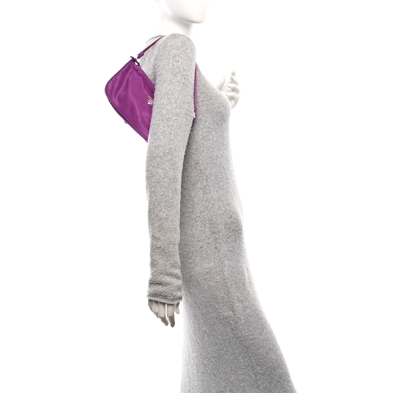 Tessuto Nylon Sport Pochette Malva - Image 2