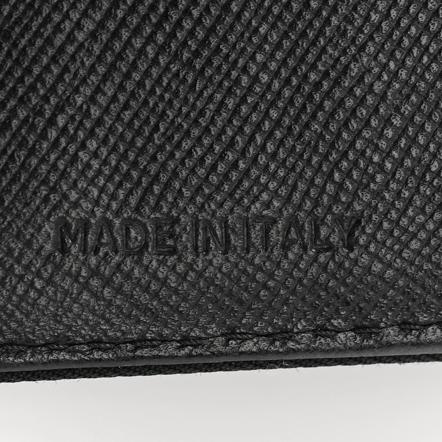 Tessuto Nylon Tri-Fold Compact Wallet  Black - Image 14