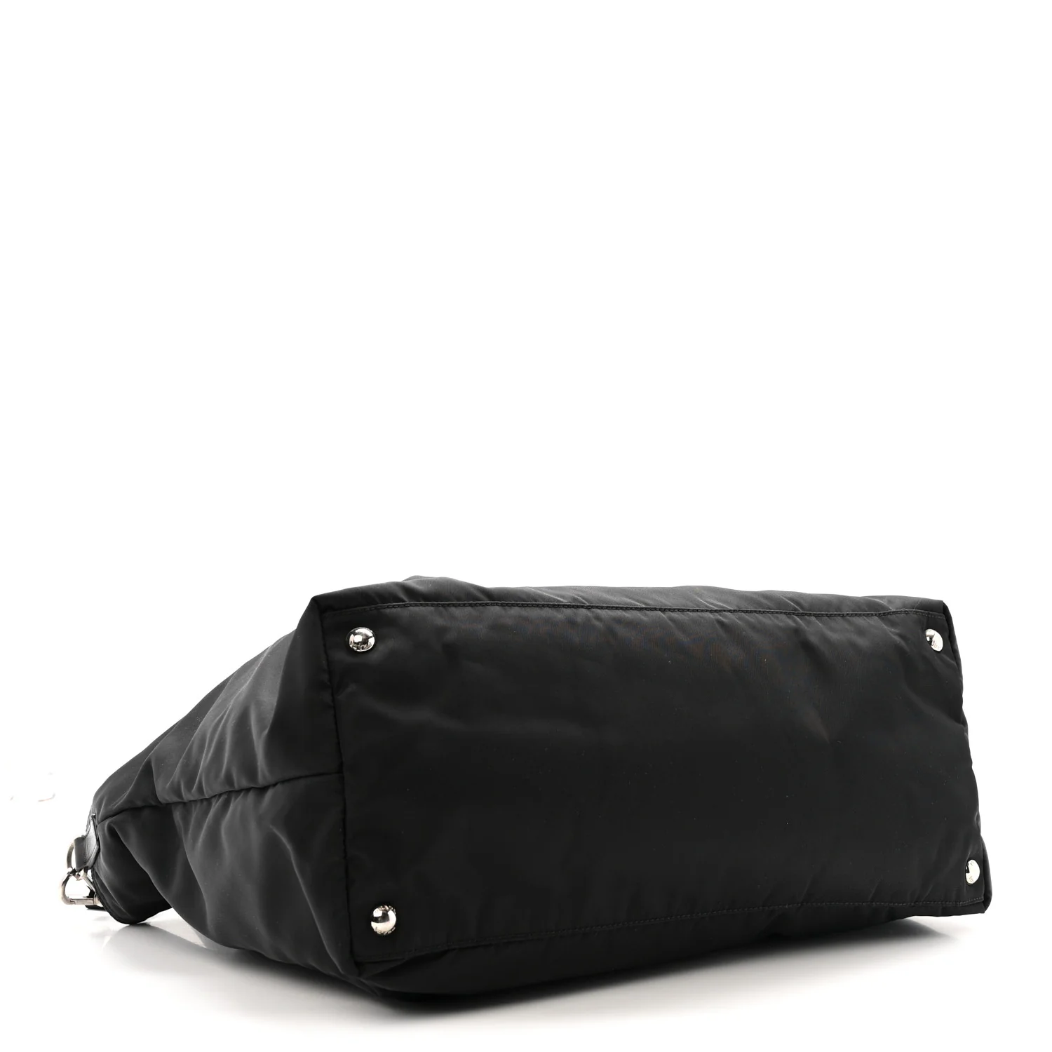 Tessuto Nylon Vela Saffiano Tote Black - Image 4