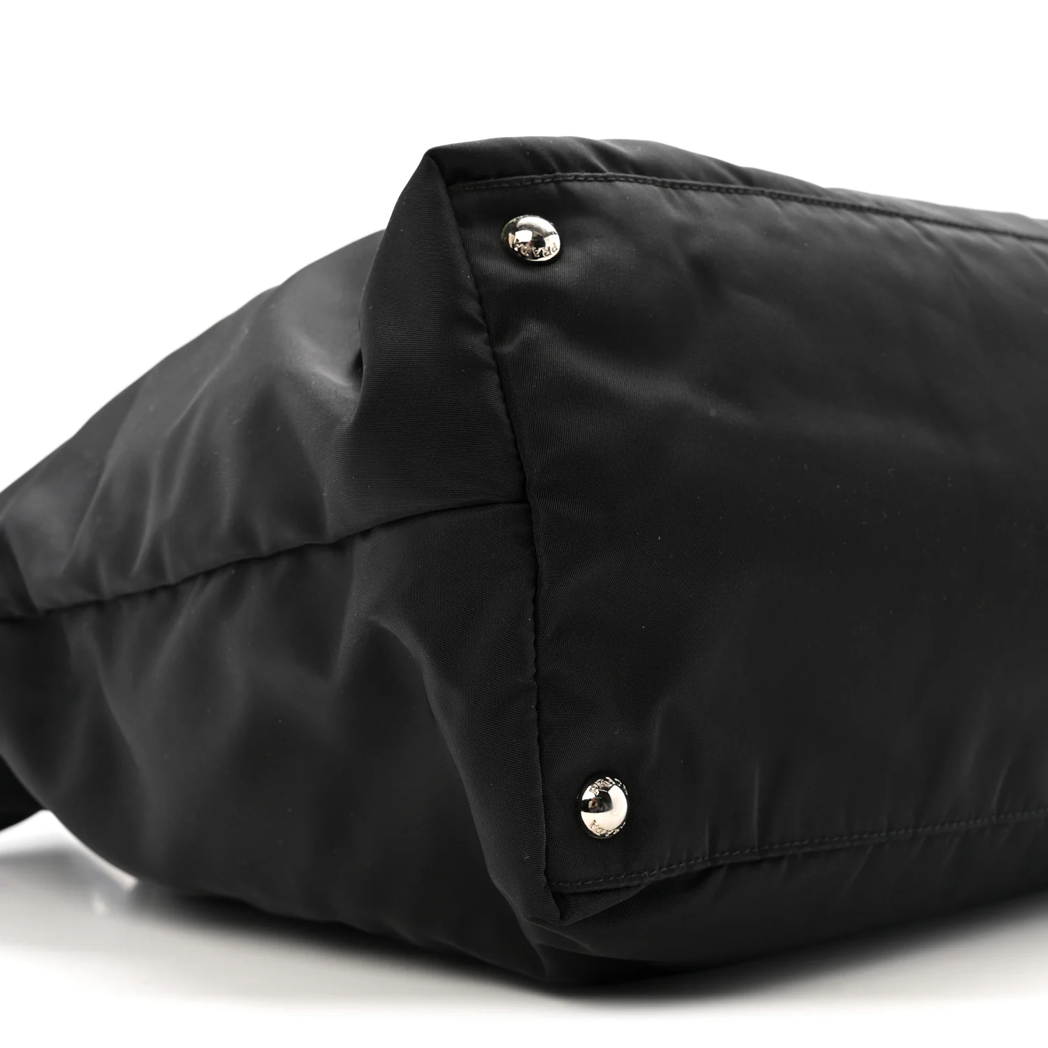 Tessuto Nylon Vela Saffiano Tote Black - Image 9