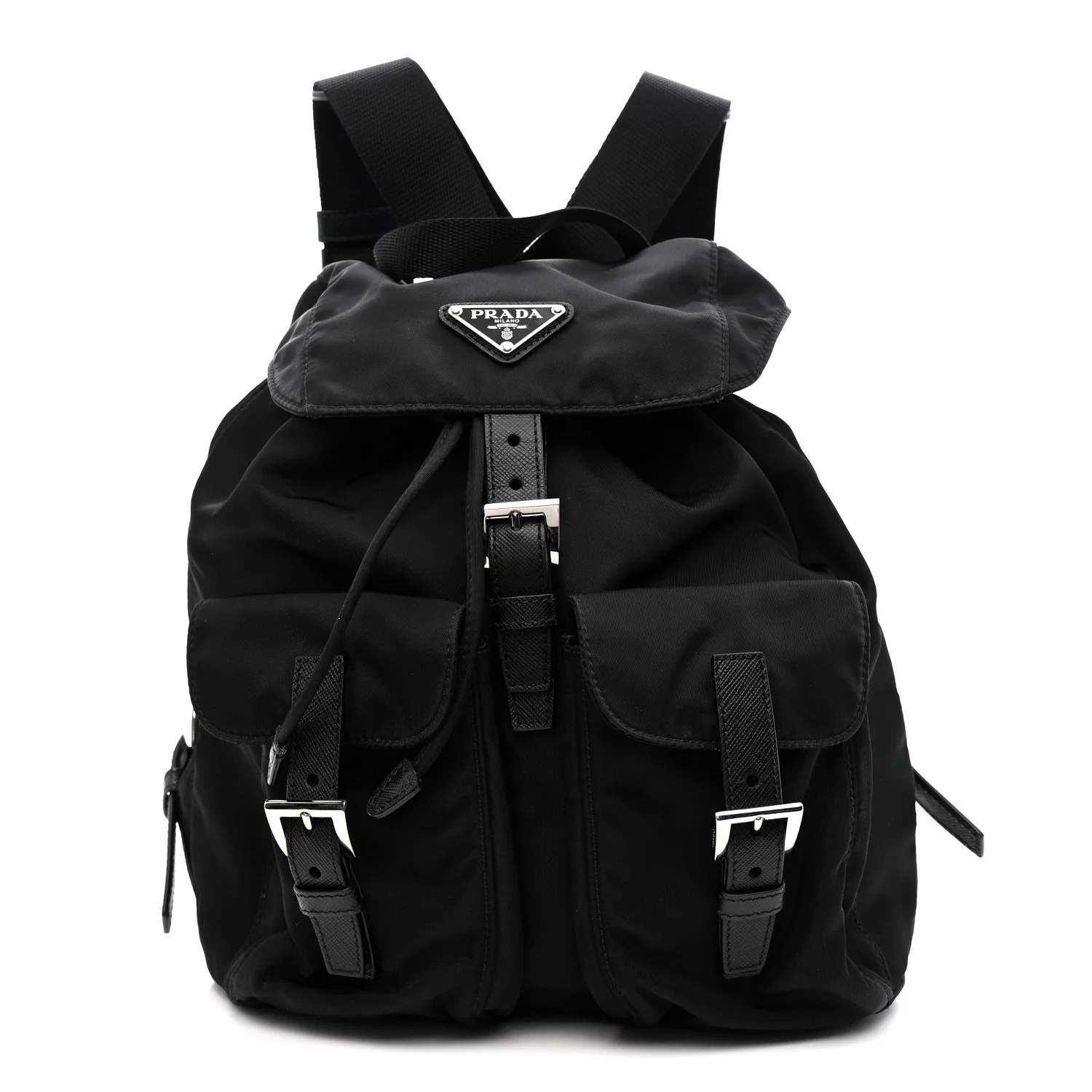 Tessuto Nylon Vela Small Backpack Black