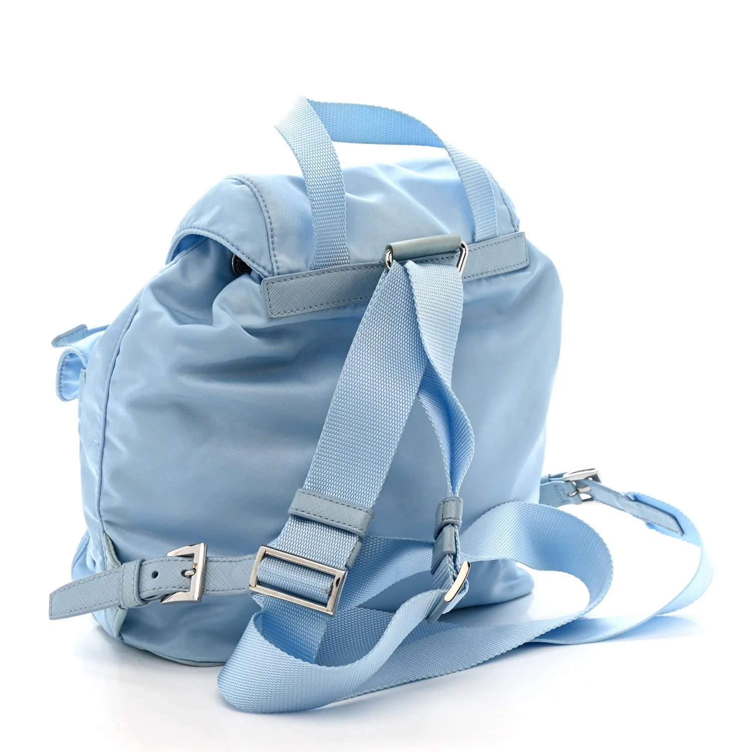 Tessuto Nylon Vela Small Backpack Celeste - Image 3