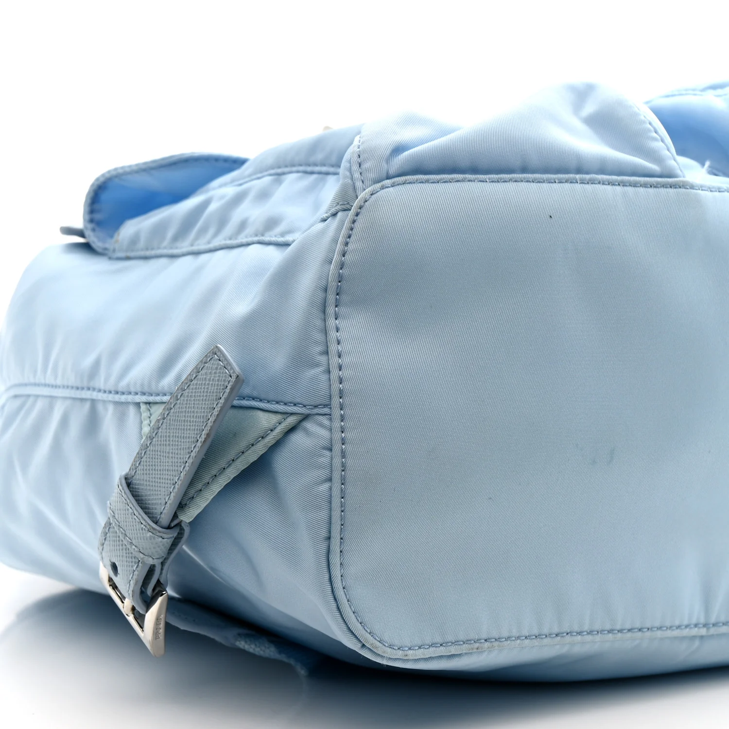 Tessuto Nylon Vela Small Backpack Celeste - Image 9