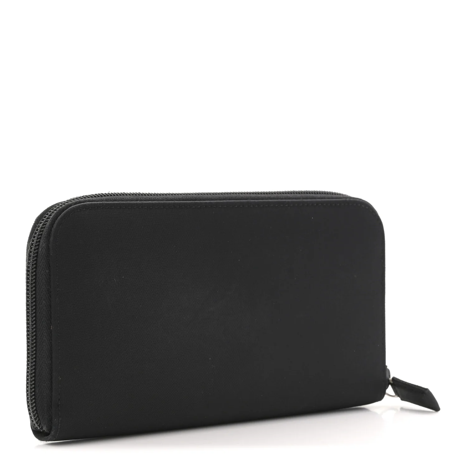 Tessuto Nylon Zip Around Wallet Black - Image 3