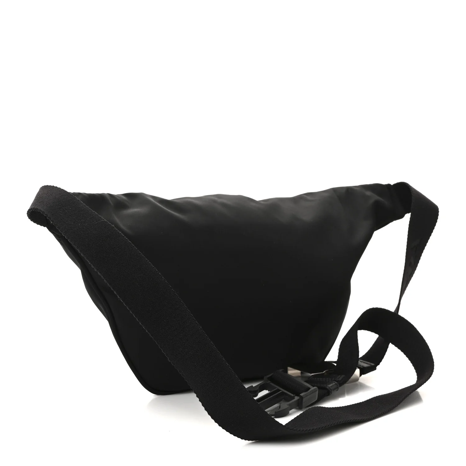 Tessuto Re-Nylon Saffiano Belt Bag Black - Image 3