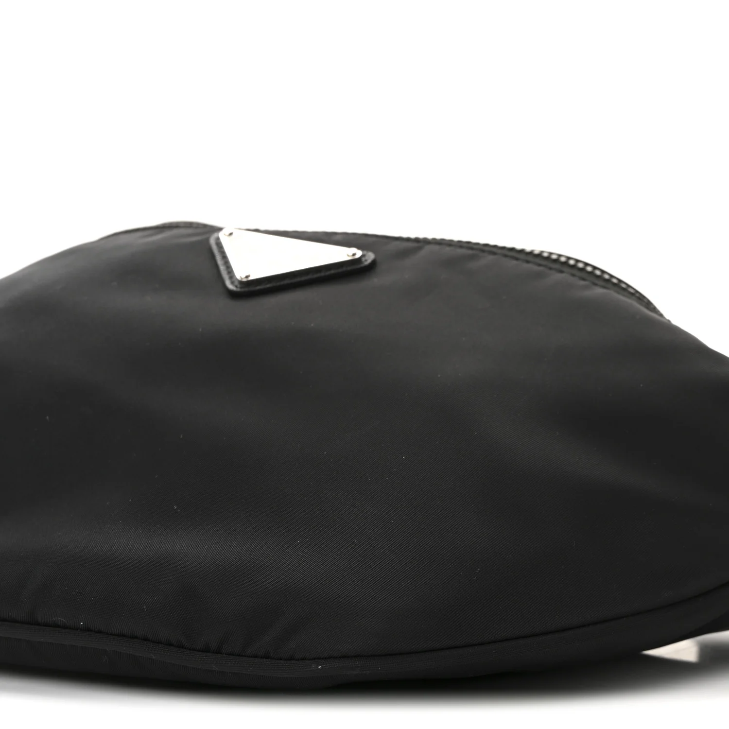 Tessuto Re-Nylon Saffiano Belt Bag Black - Image 9