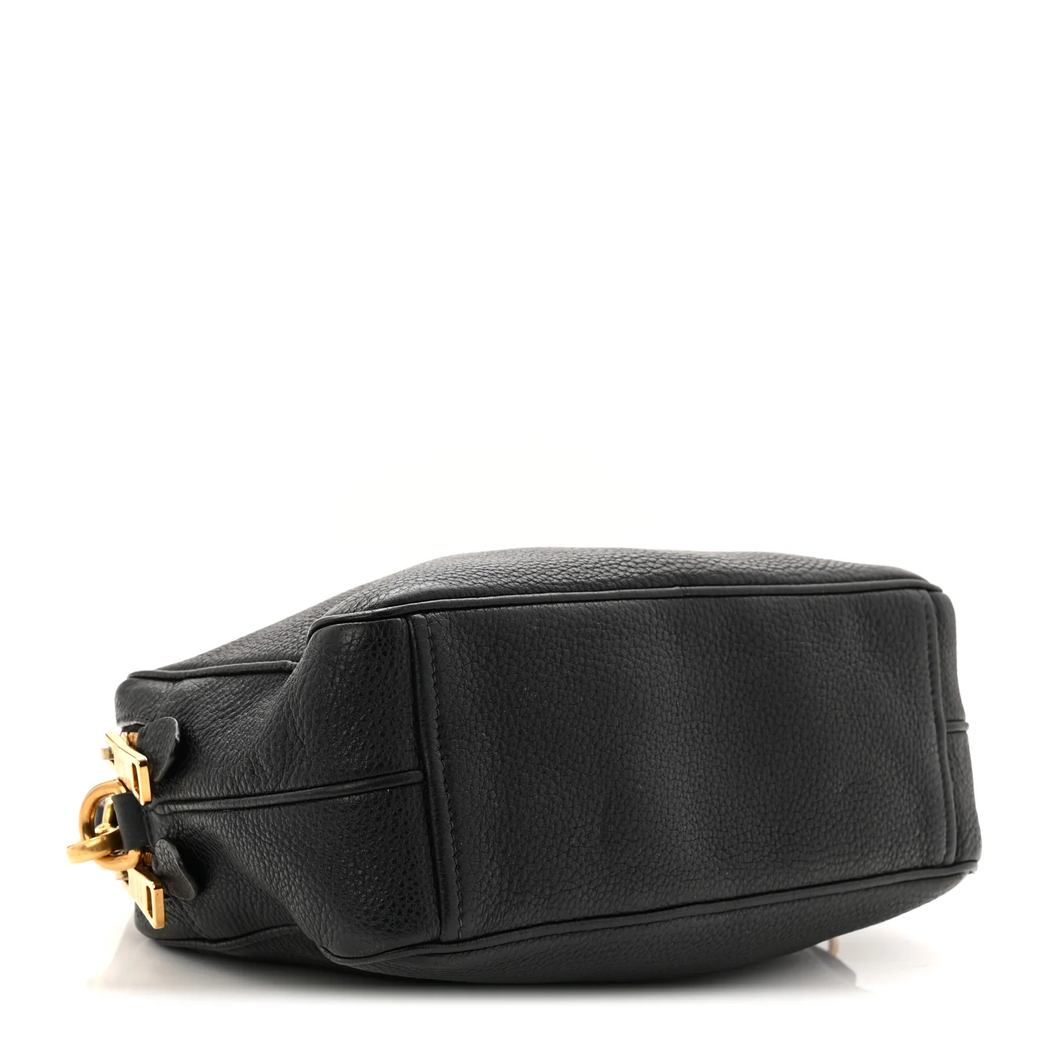 Vitello Daino Camera Crossbody Black - Image 4