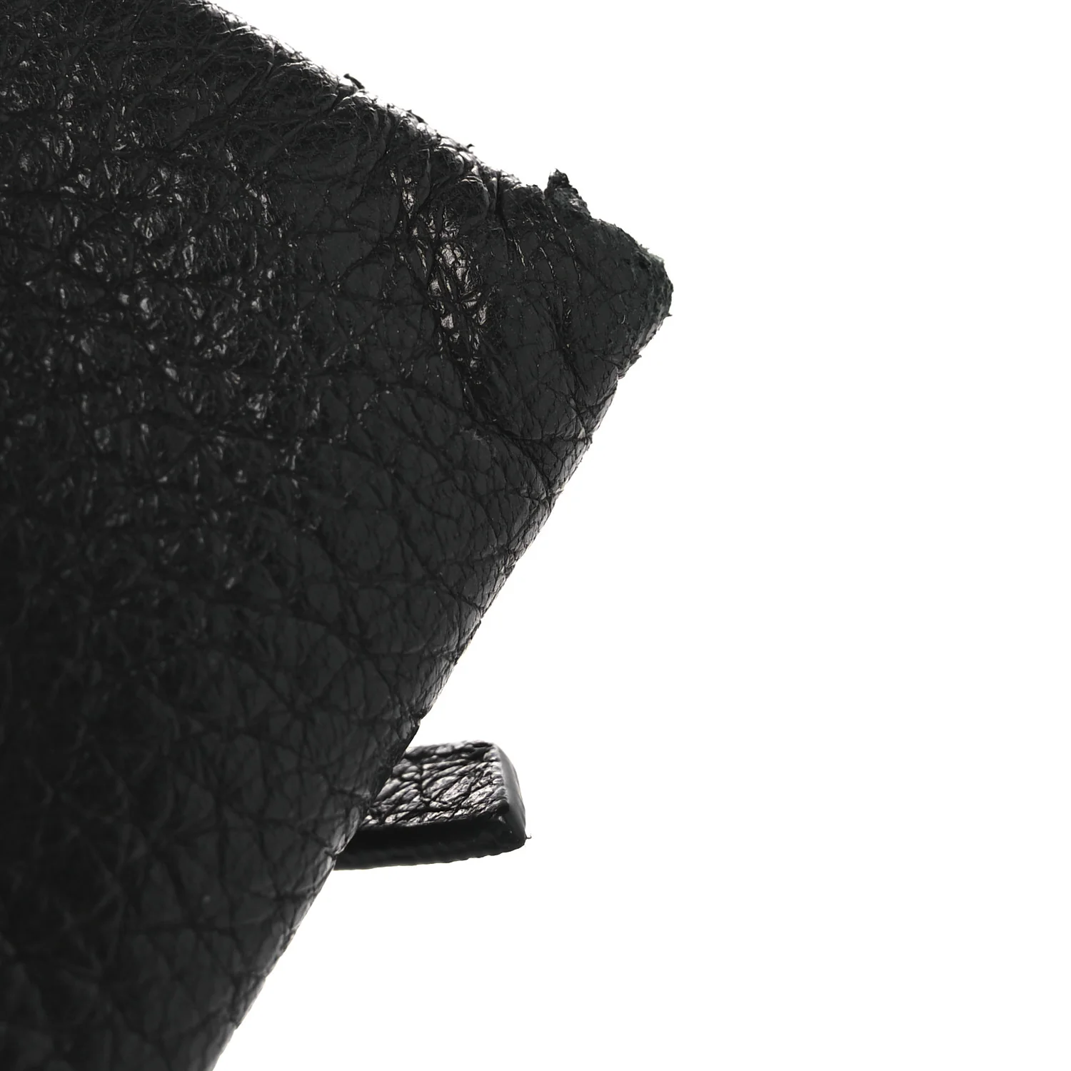 Vitello Daino Fold Clutch Black - Image 7