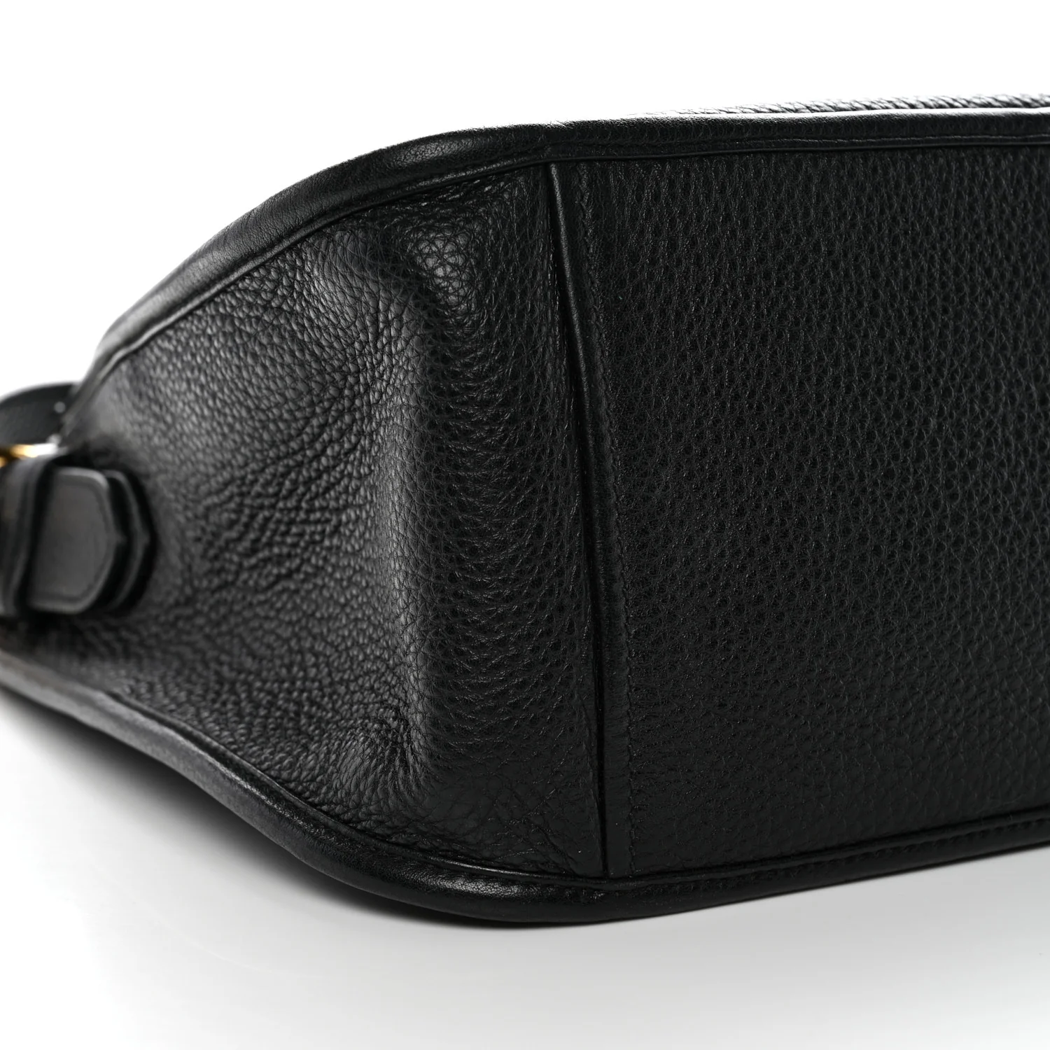 Vitello Daino Hobo Messenger Bag Black - Image 9