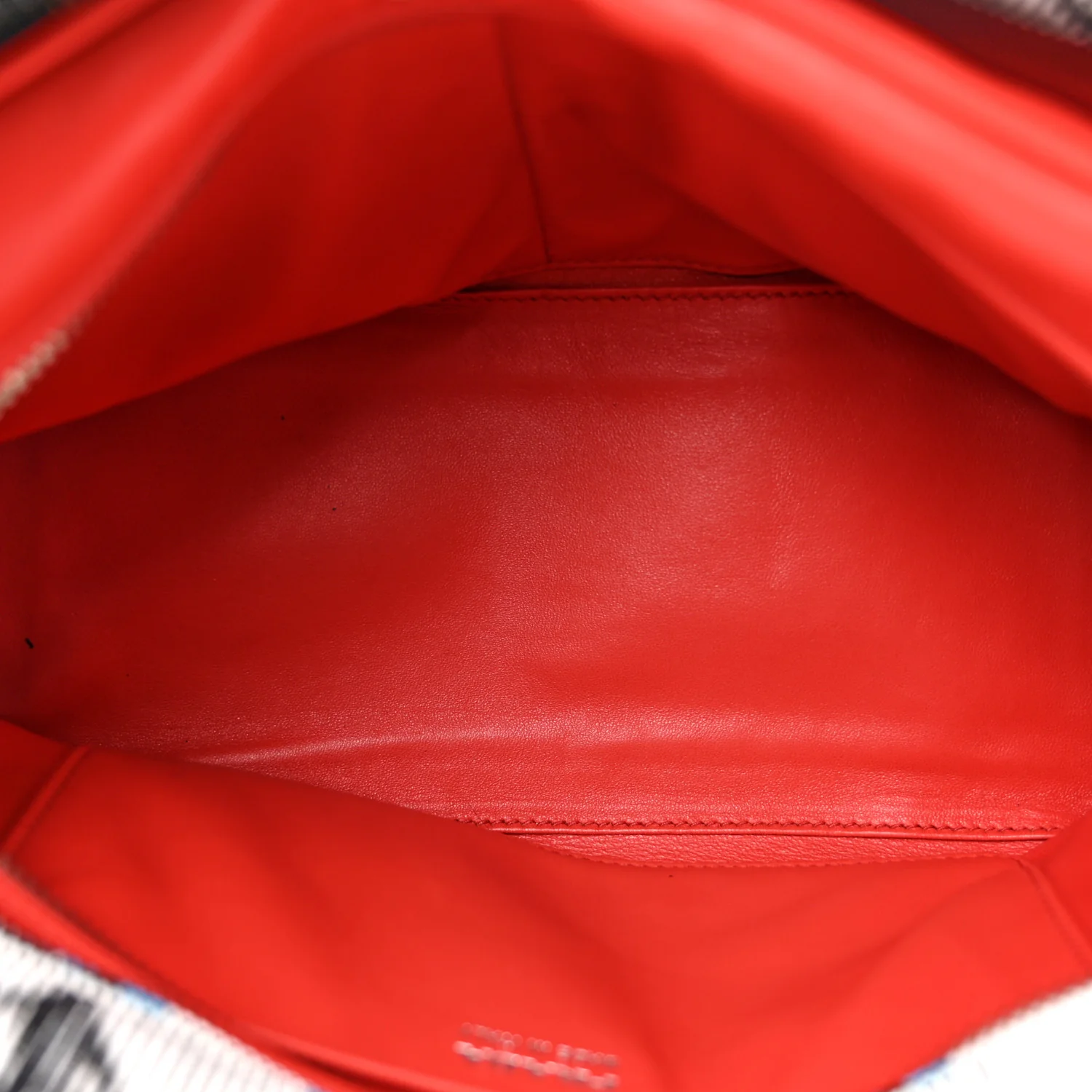 Vitello Daino Lips Inside Bag Bianco - Image 6