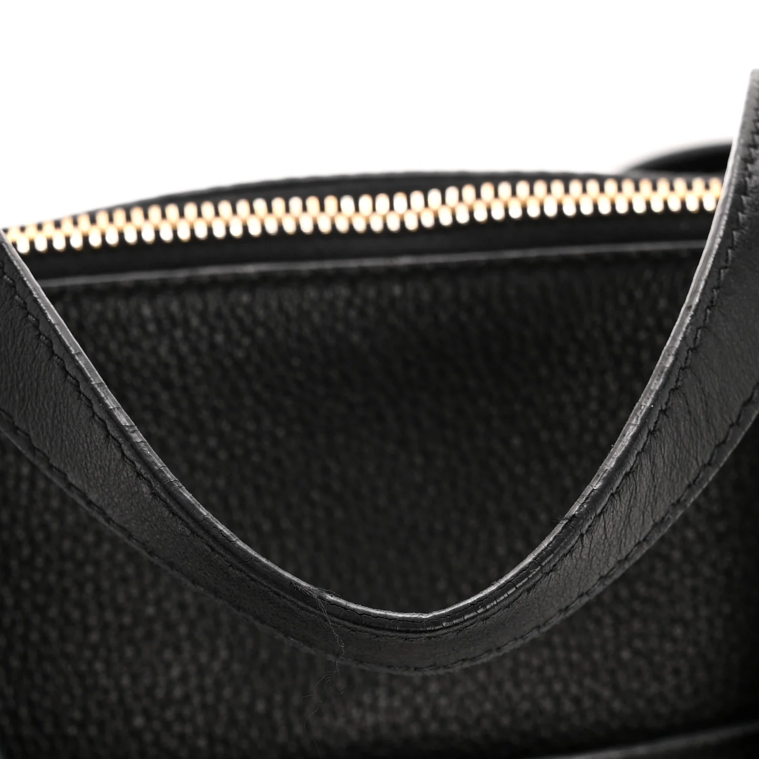 Vitello Daino Pocket Small Tote Black - Image 14