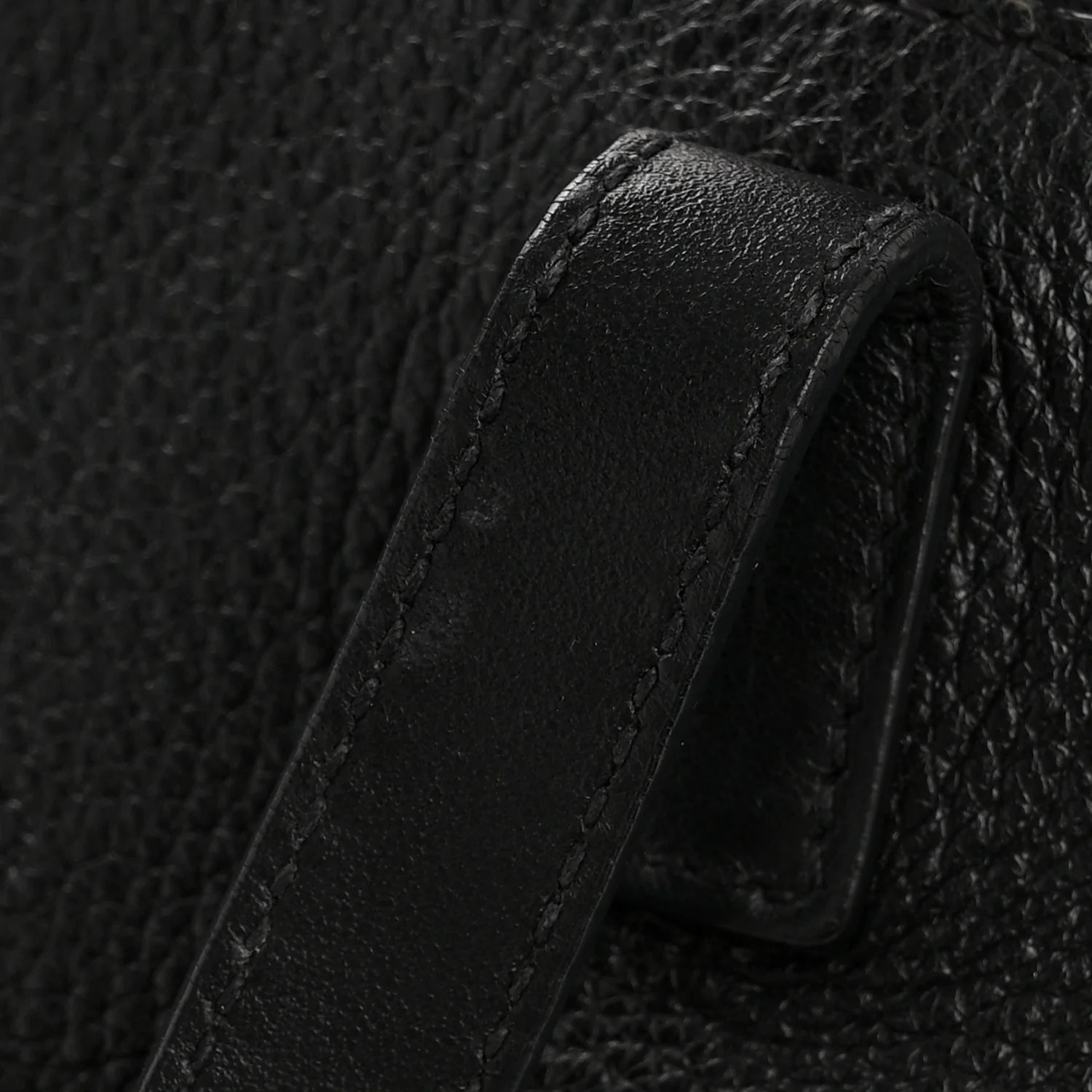 Vitello Daino Pocket Small Tote Black - Image 15