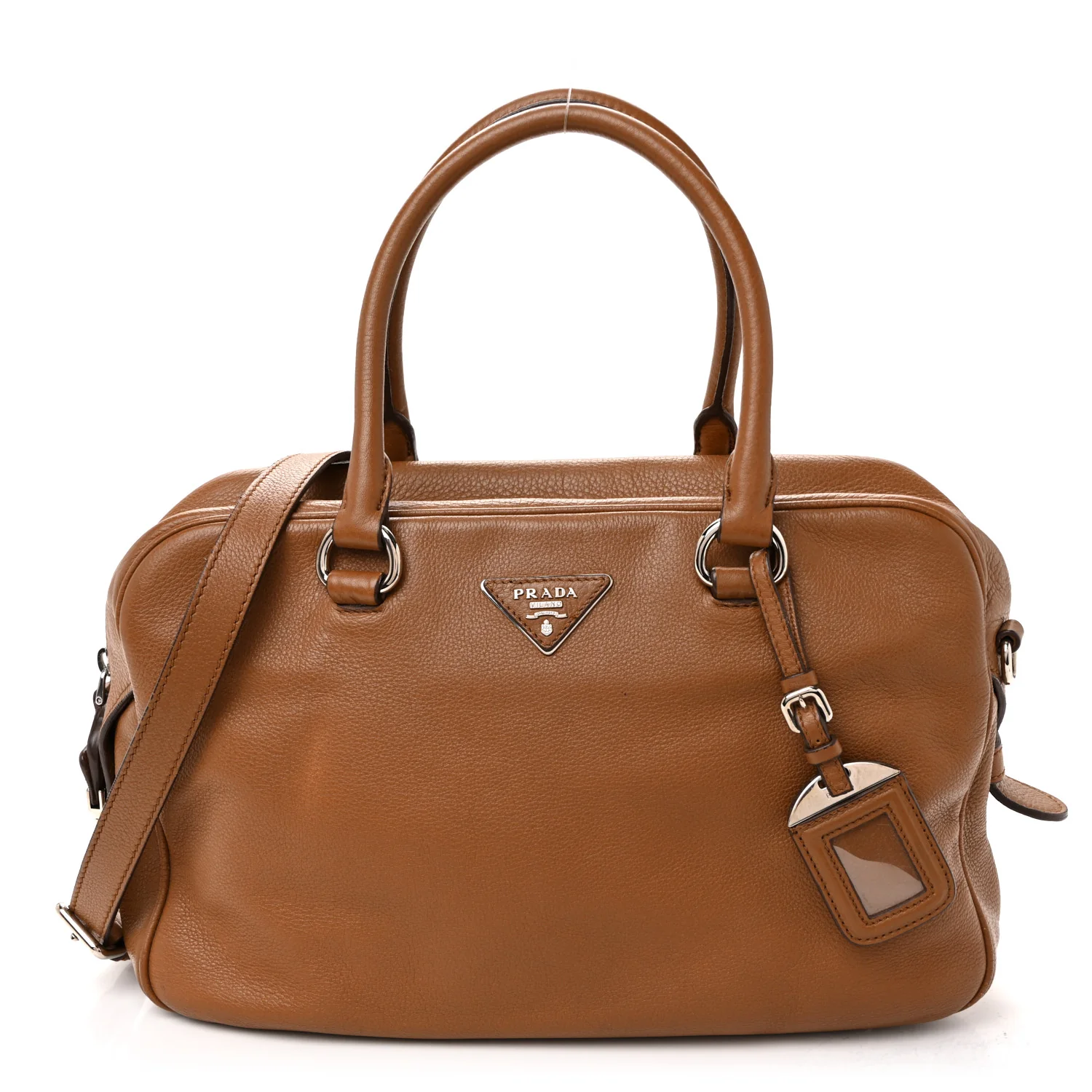 Vitello Daino Satchel Nocciolo