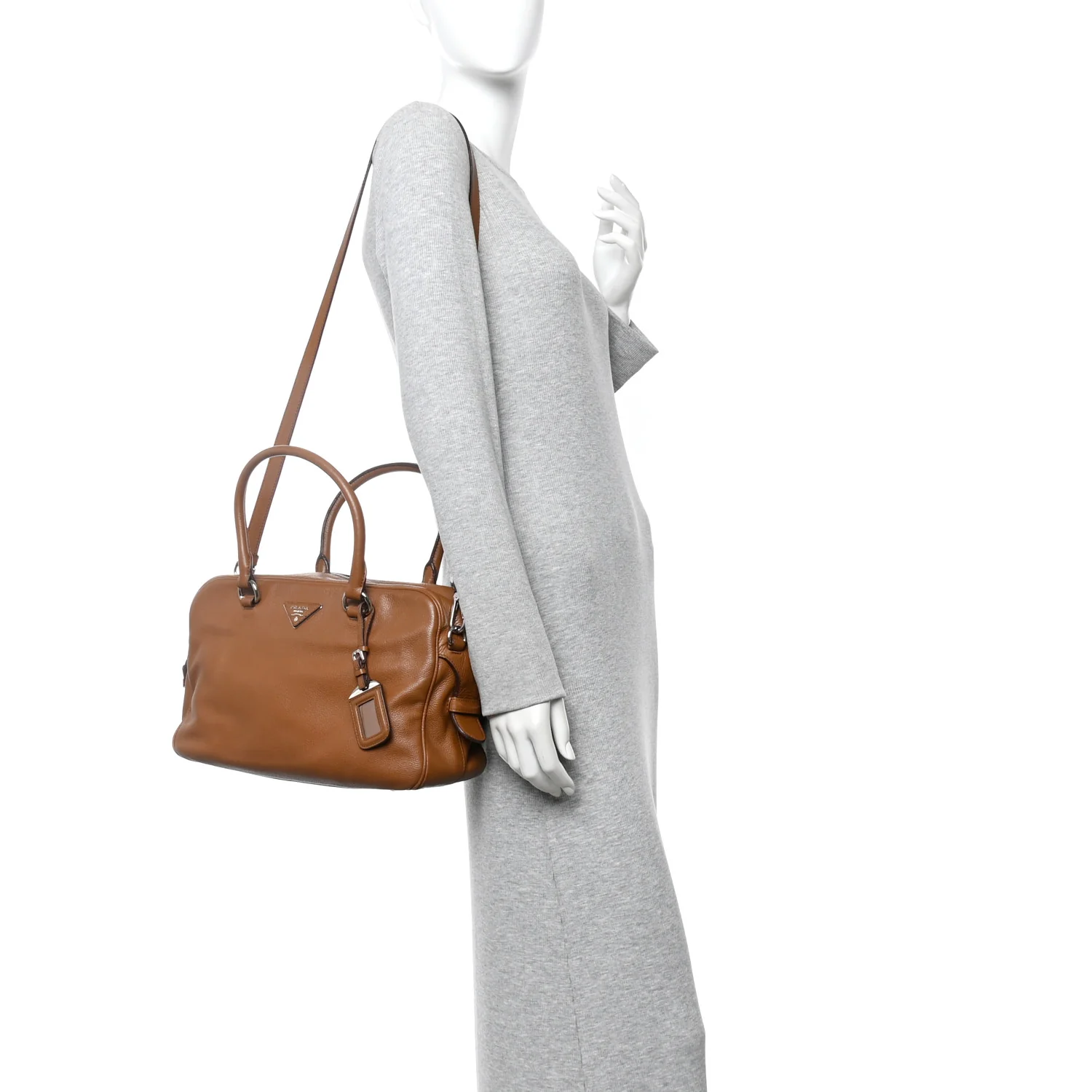 Vitello Daino Satchel Nocciolo - Image 2