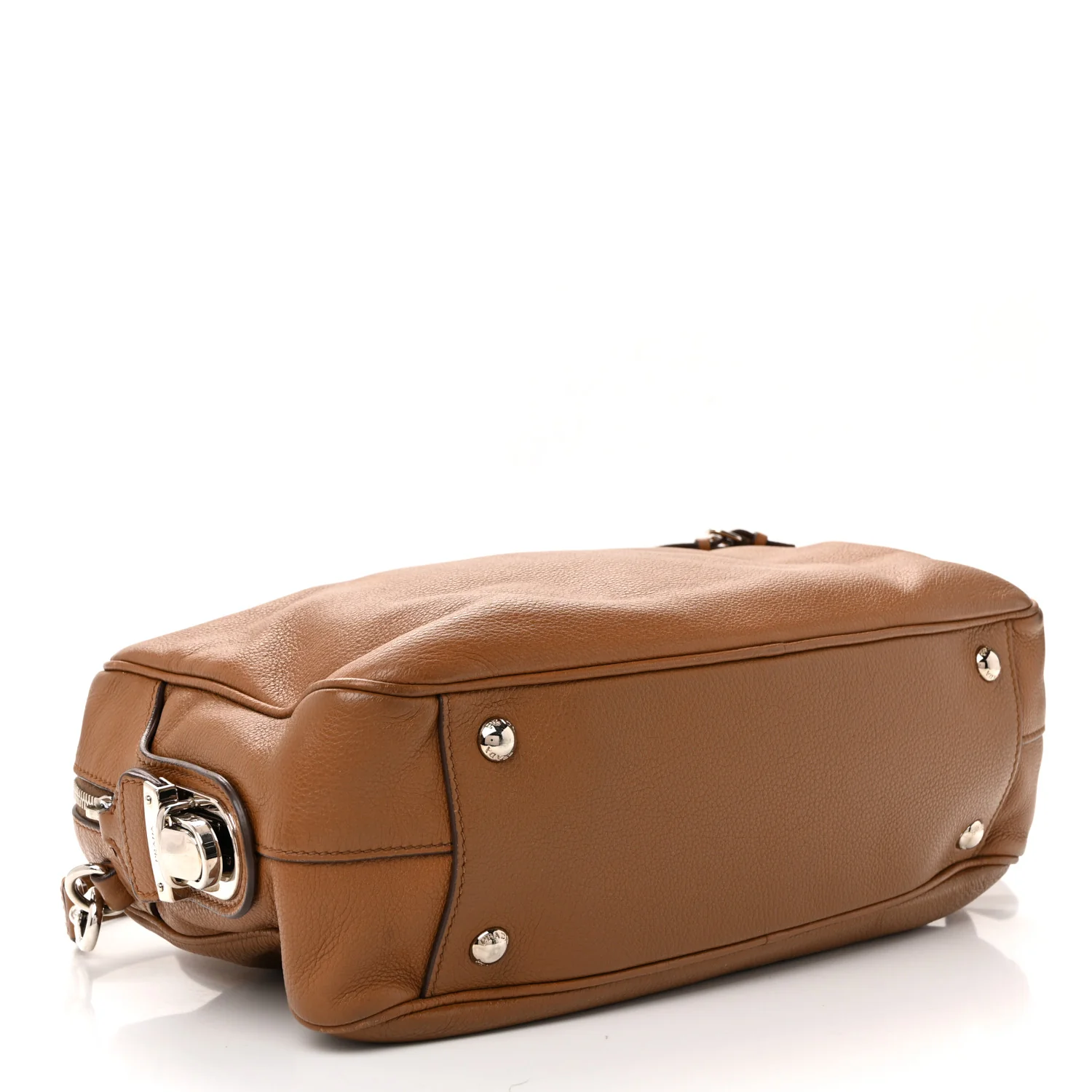 Vitello Daino Satchel Nocciolo - Image 4
