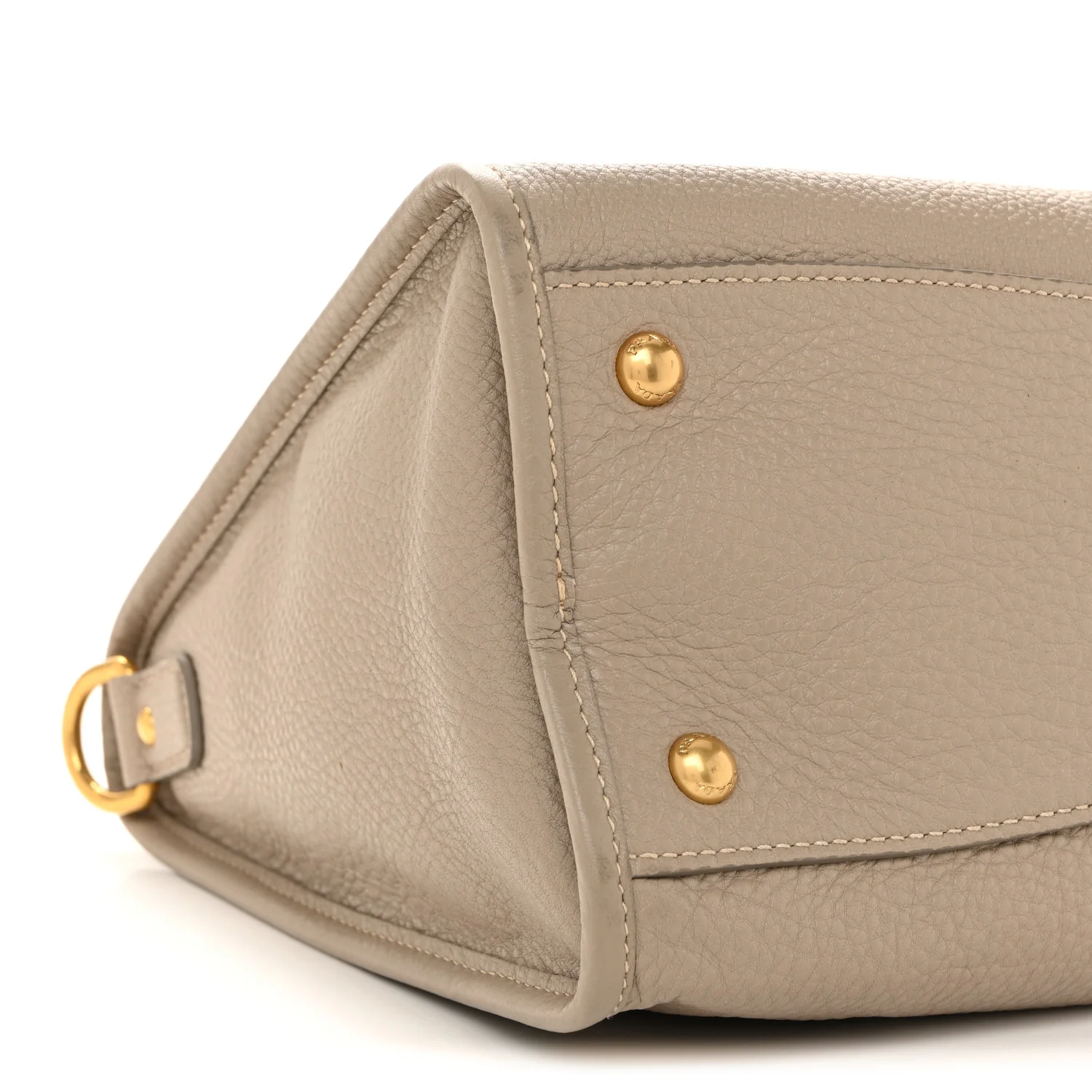 Vitello Daino Shopping Satchel Pomice - Image 10