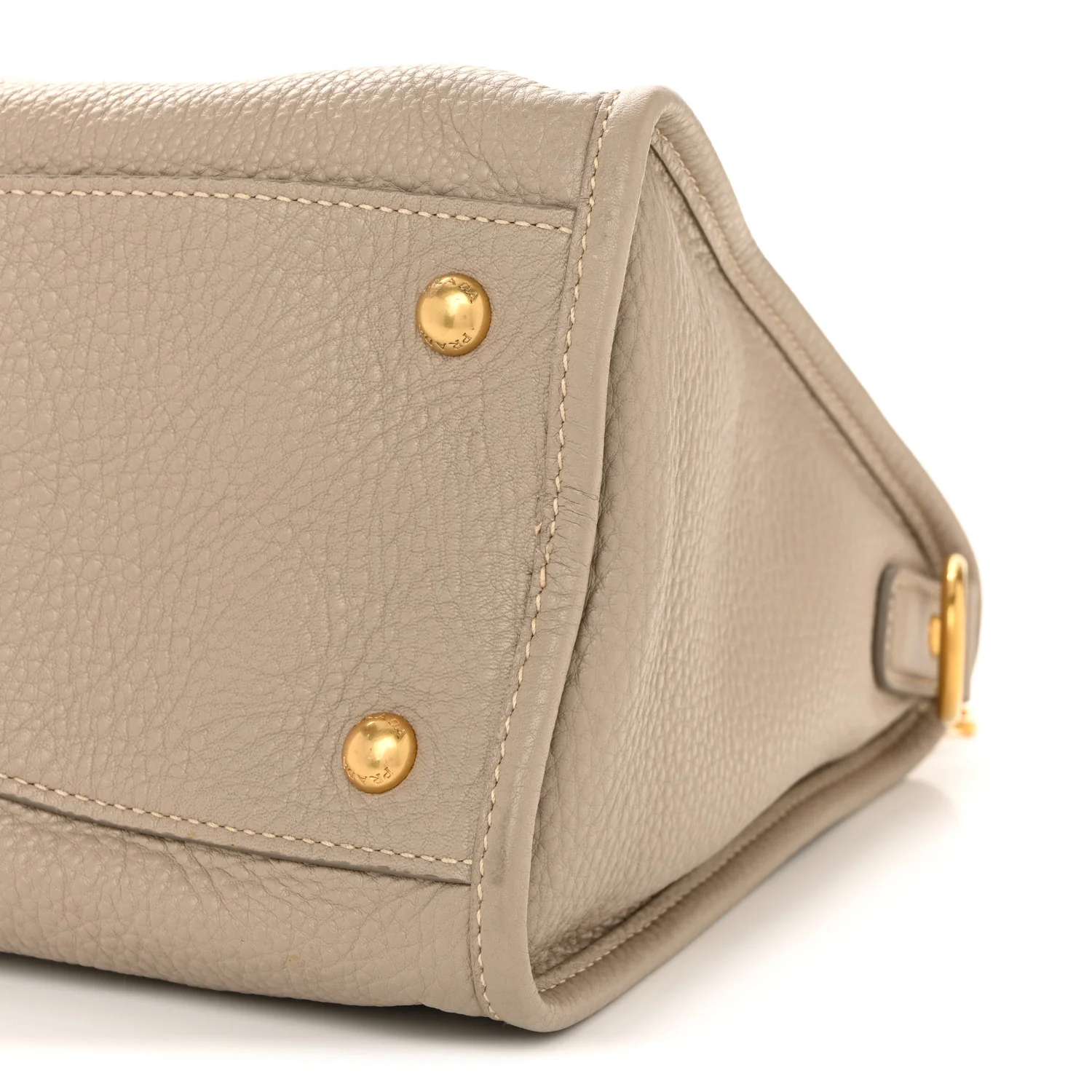 Vitello Daino Shopping Satchel Pomice - Image 11