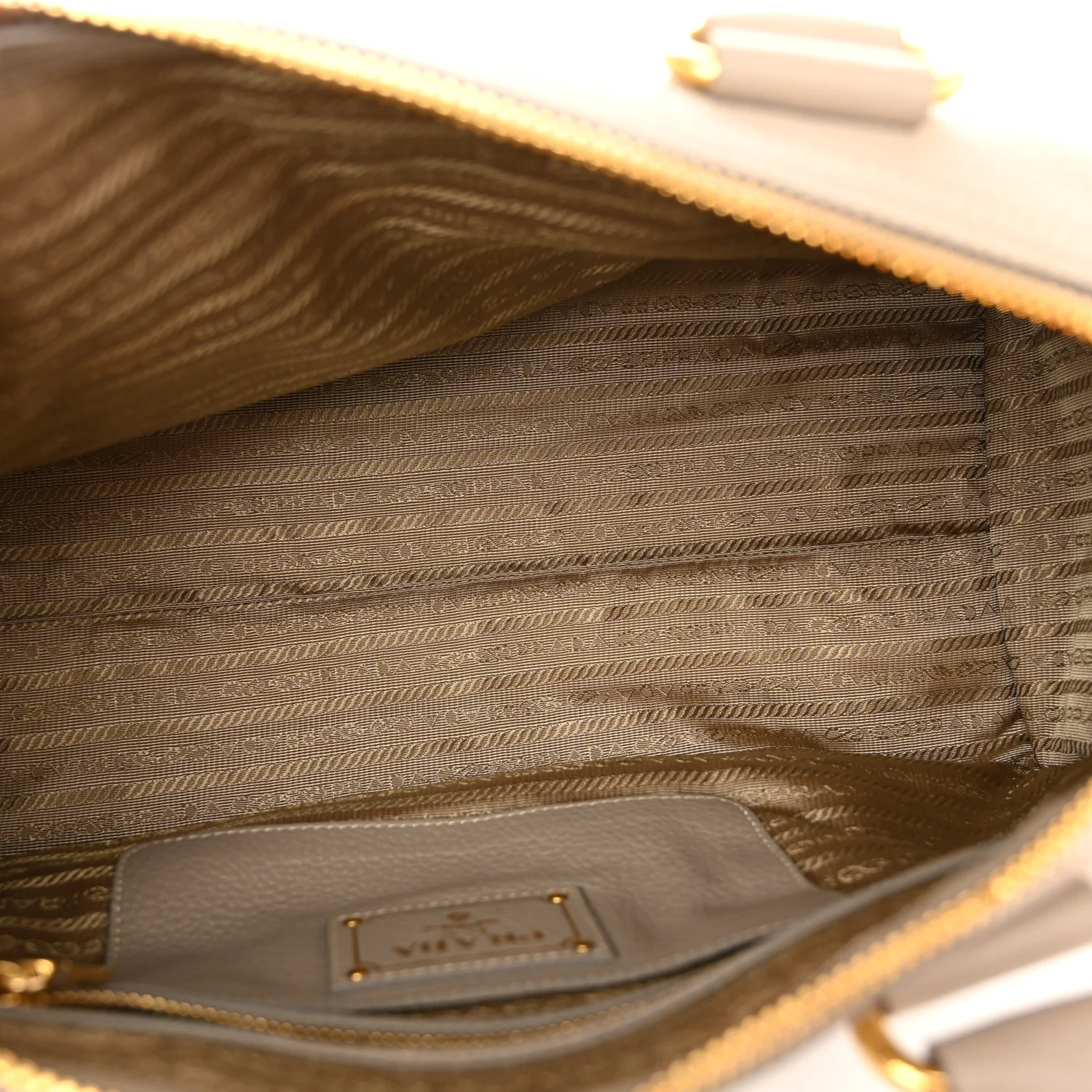 Vitello Daino Shopping Satchel Pomice - Image 5