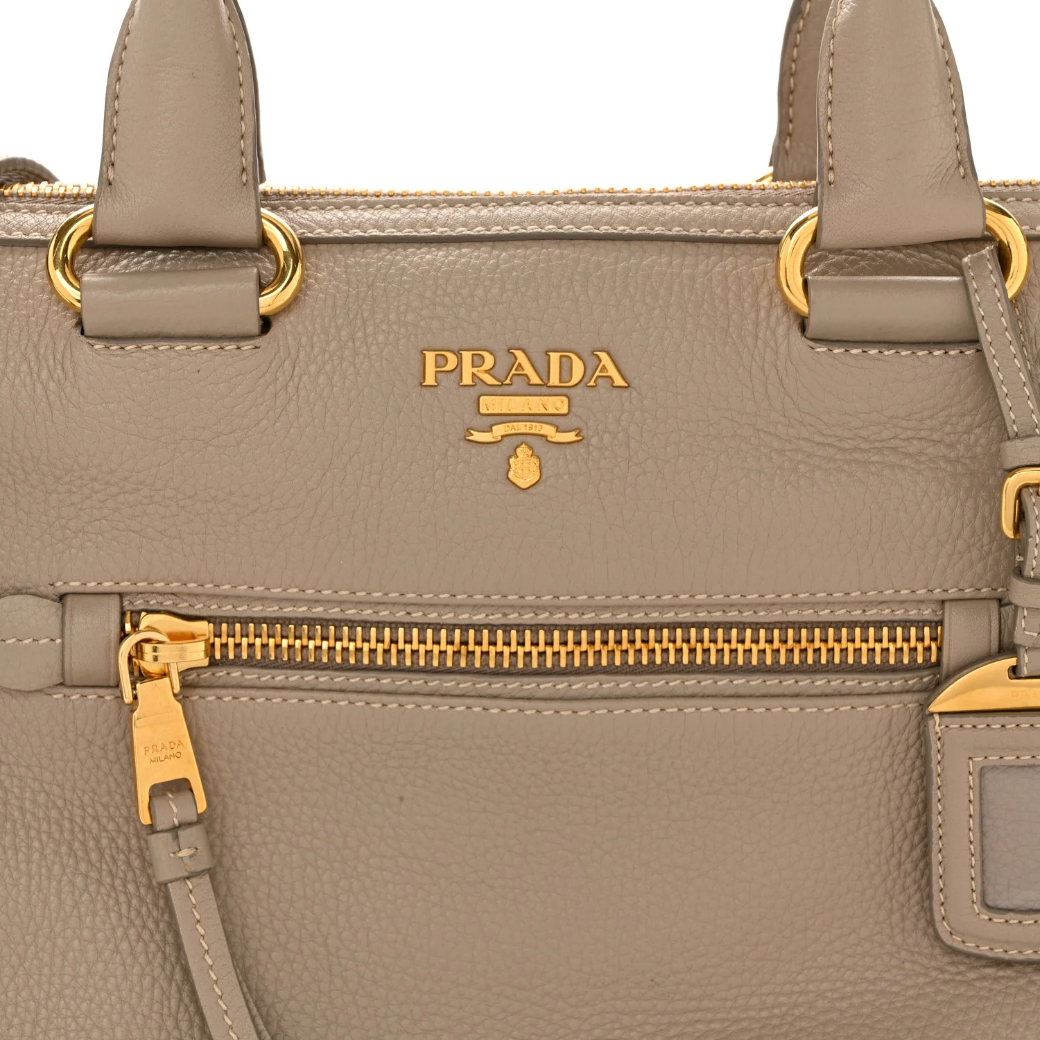 Vitello Daino Shopping Satchel Pomice - Image 9