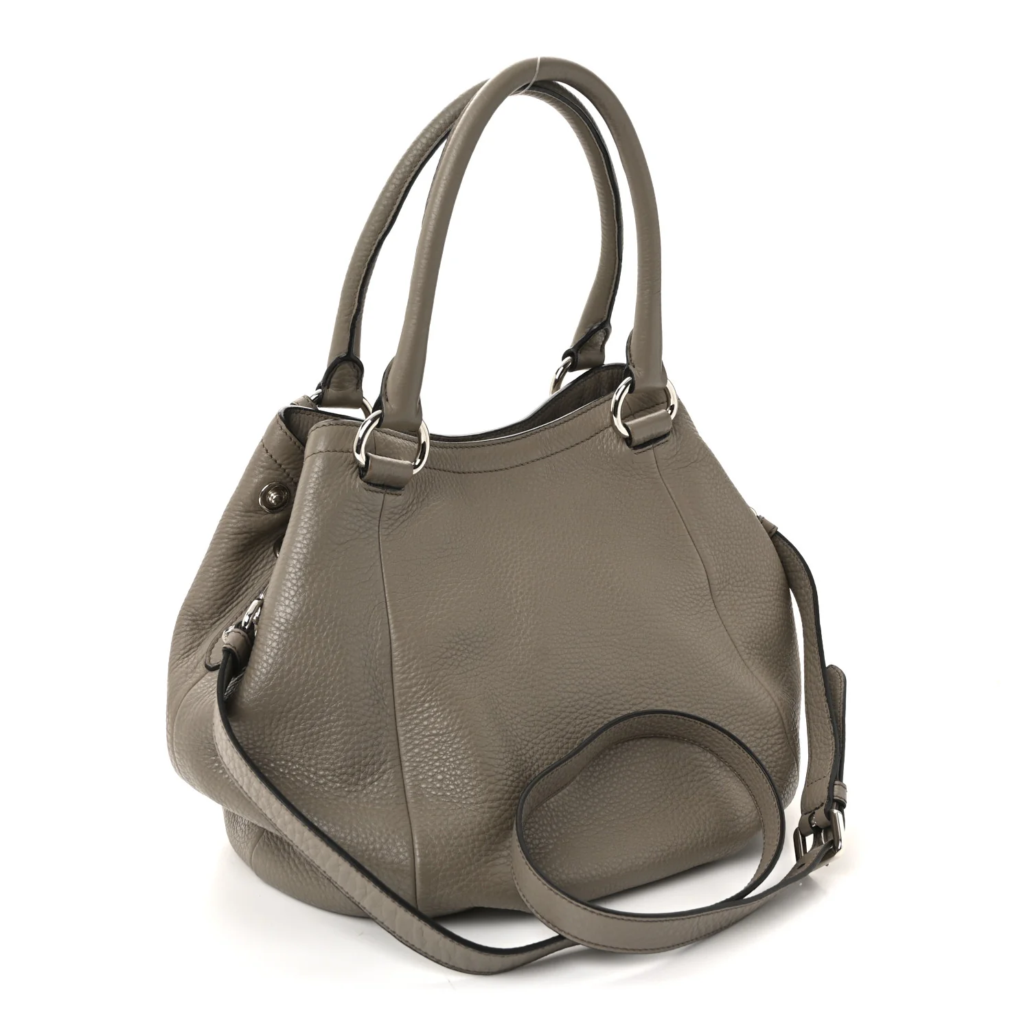 Vitello Daino Shopping Tote Argilla - Image 3