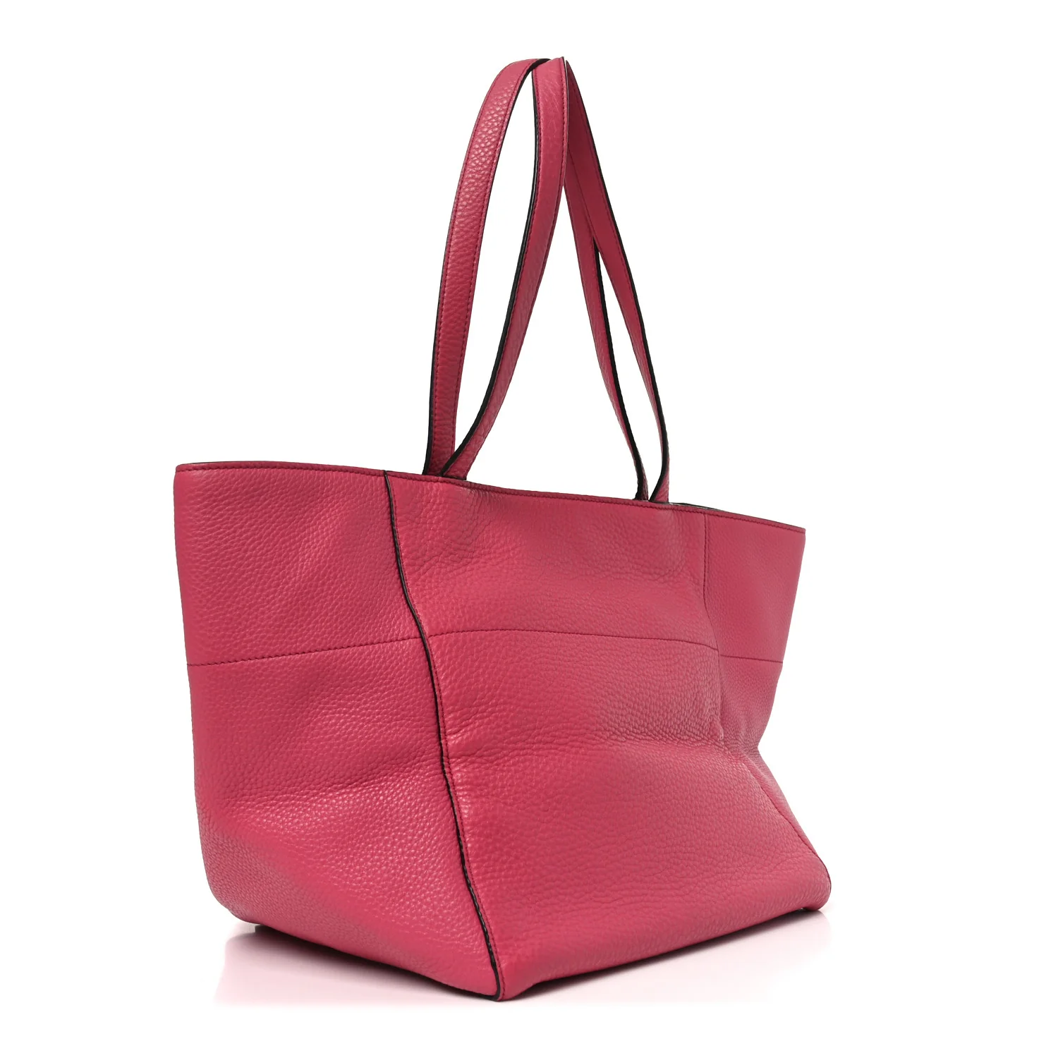 Vitello Daino Shopping Tote Peonia - Image 3