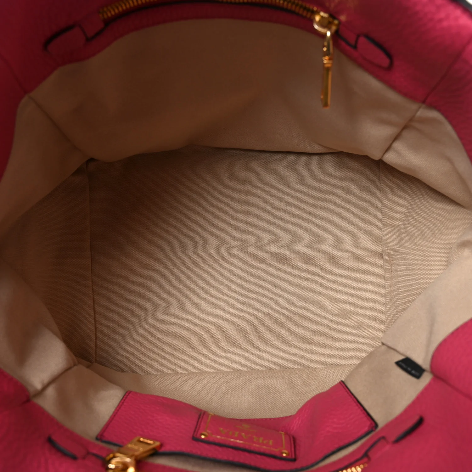 Vitello Daino Shopping Tote Peonia - Image 5