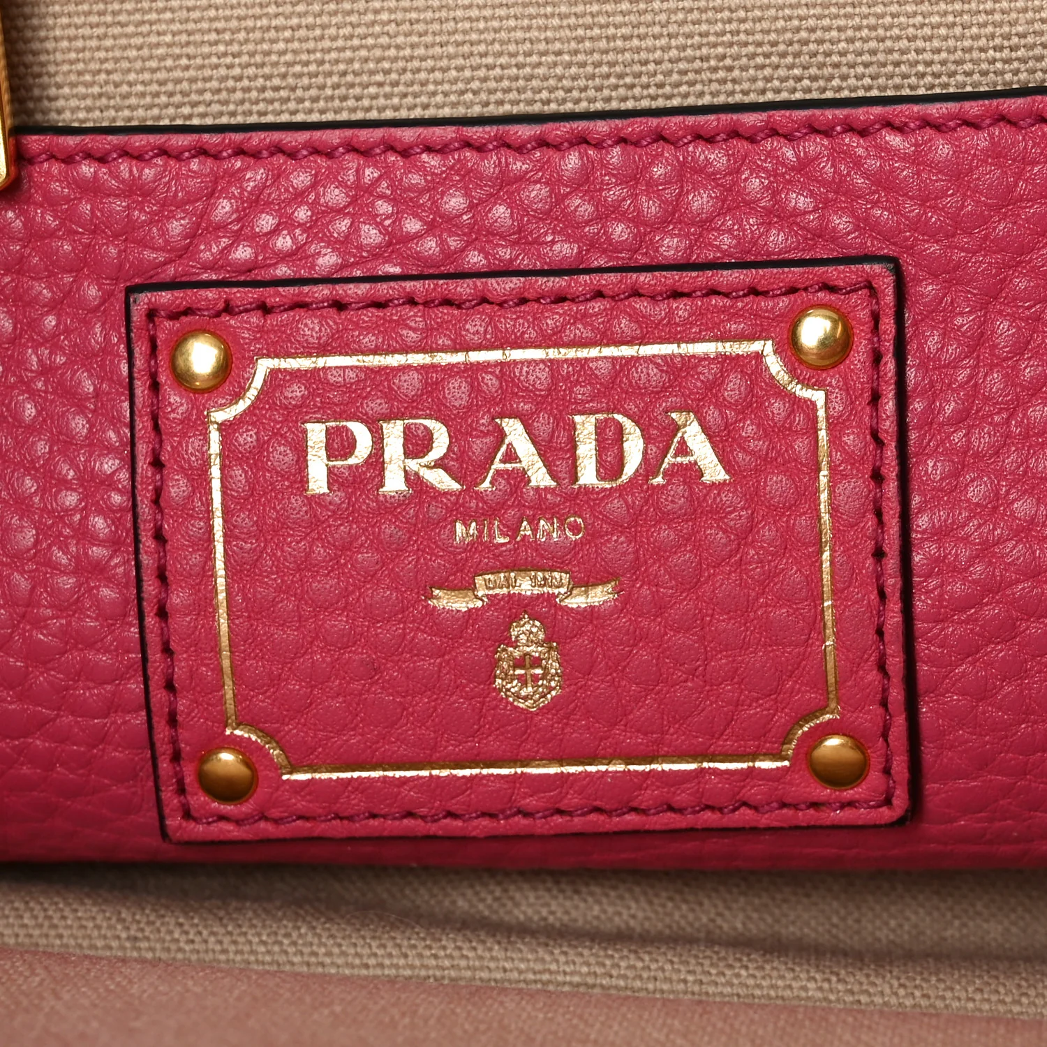 Vitello Daino Shopping Tote Peonia - Image 6