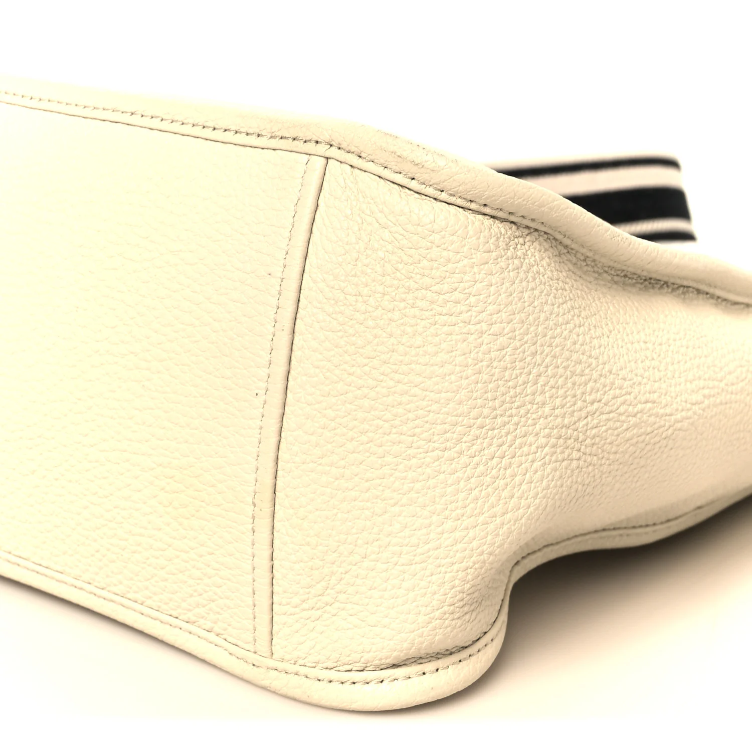 Vitello Daino Soft Hobo Messenger Bag White - Image 10