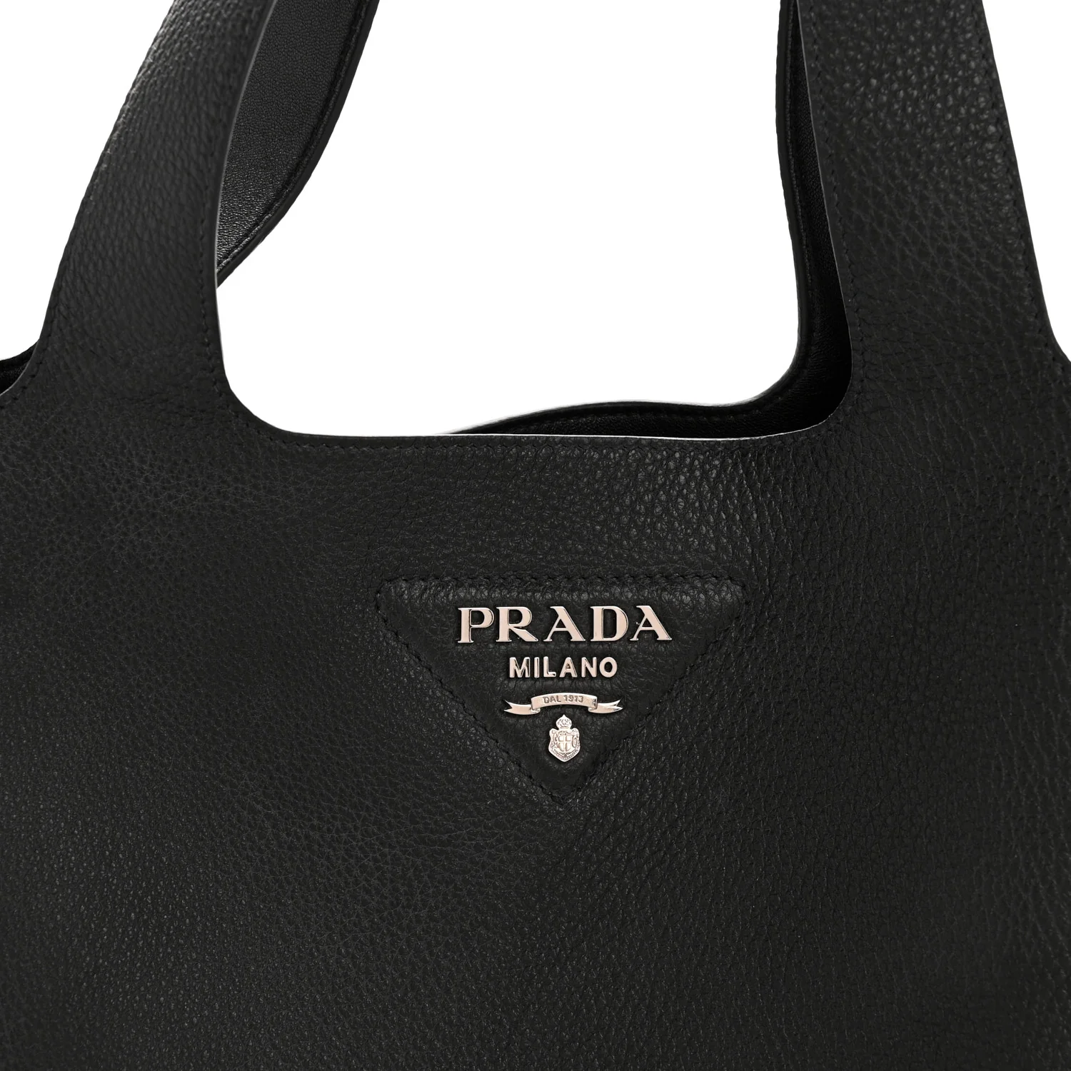 Vitello Daino Soft Large Dynamique Tote Black - Image 8