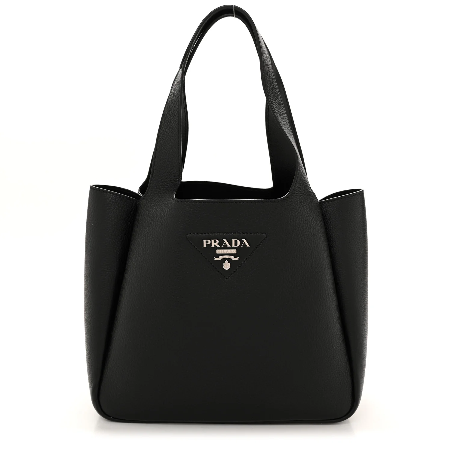 Vitello Daino Soft Medium Dynamique Tote Black