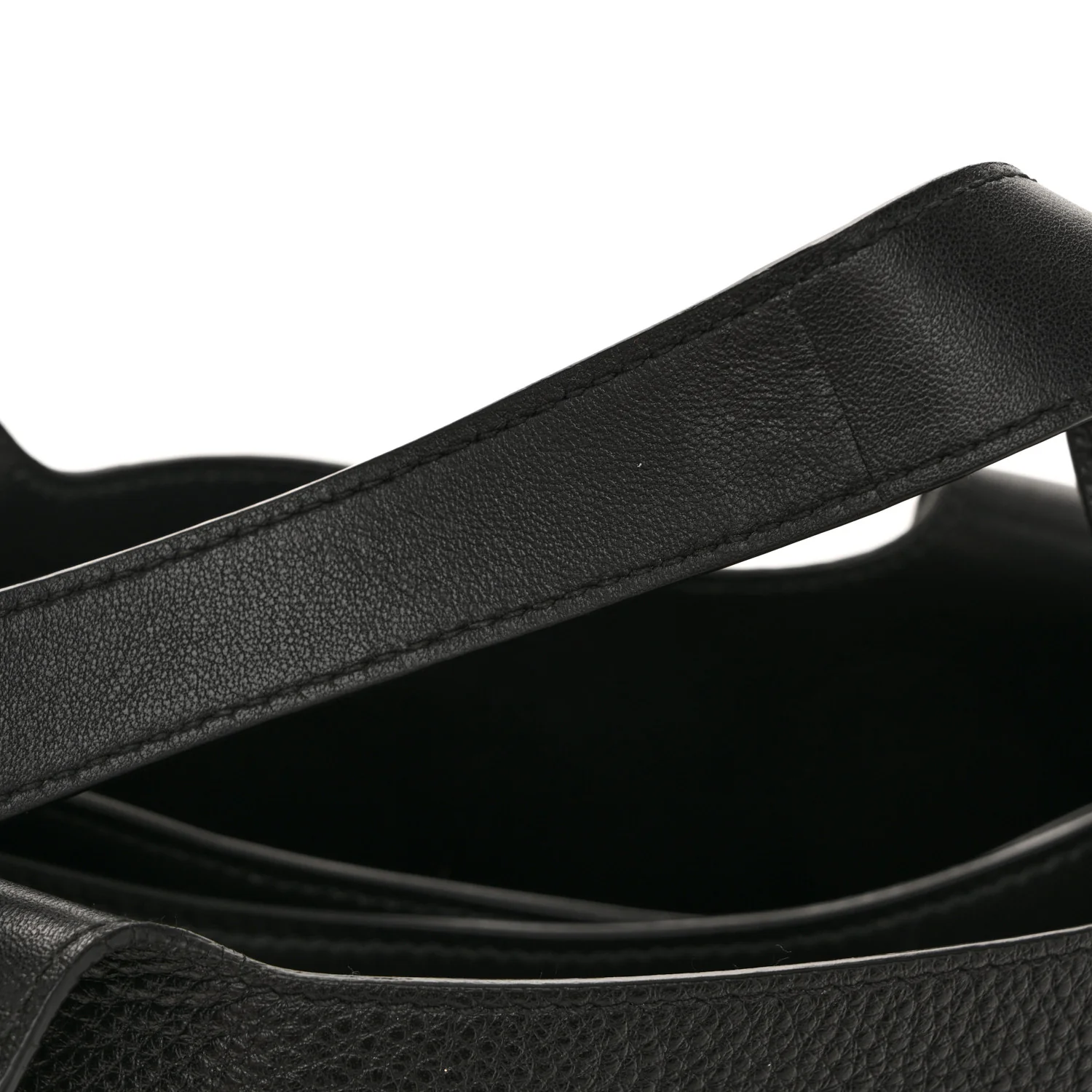 Vitello Daino Soft Medium Dynamique Tote Black - Image 13