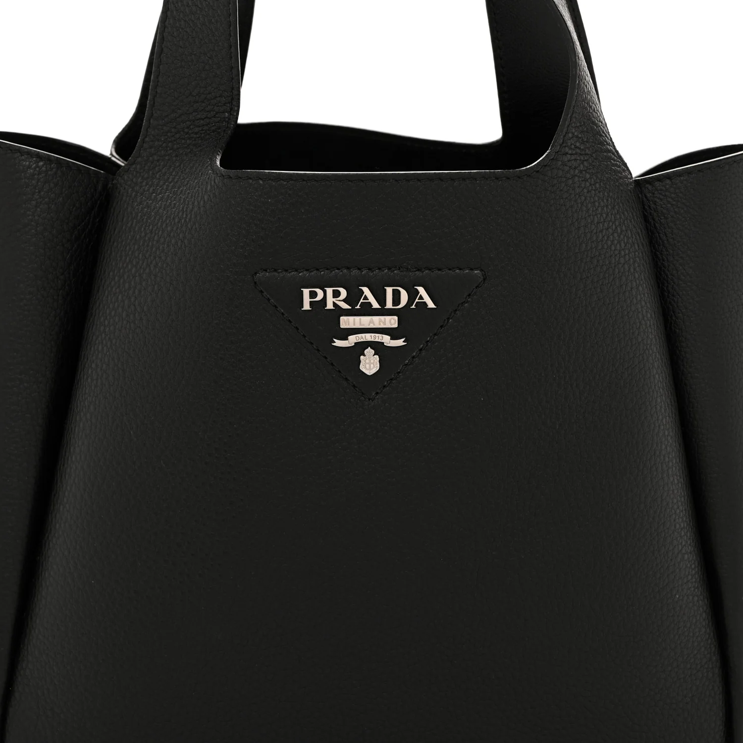 Vitello Daino Soft Medium Dynamique Tote Black - Image 8