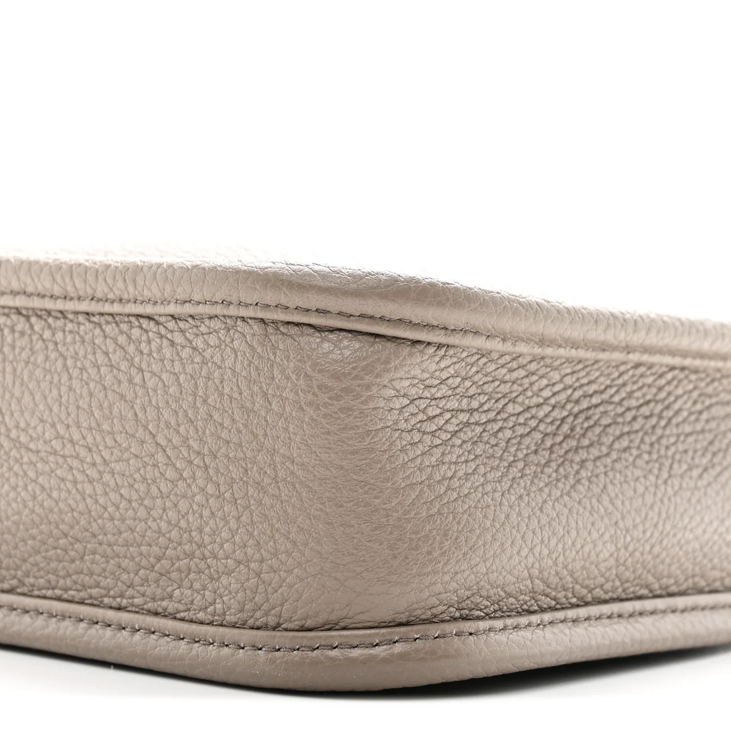 Vitello Daino Soft Mini Hobo Messenger Bag Argilla - Image 9