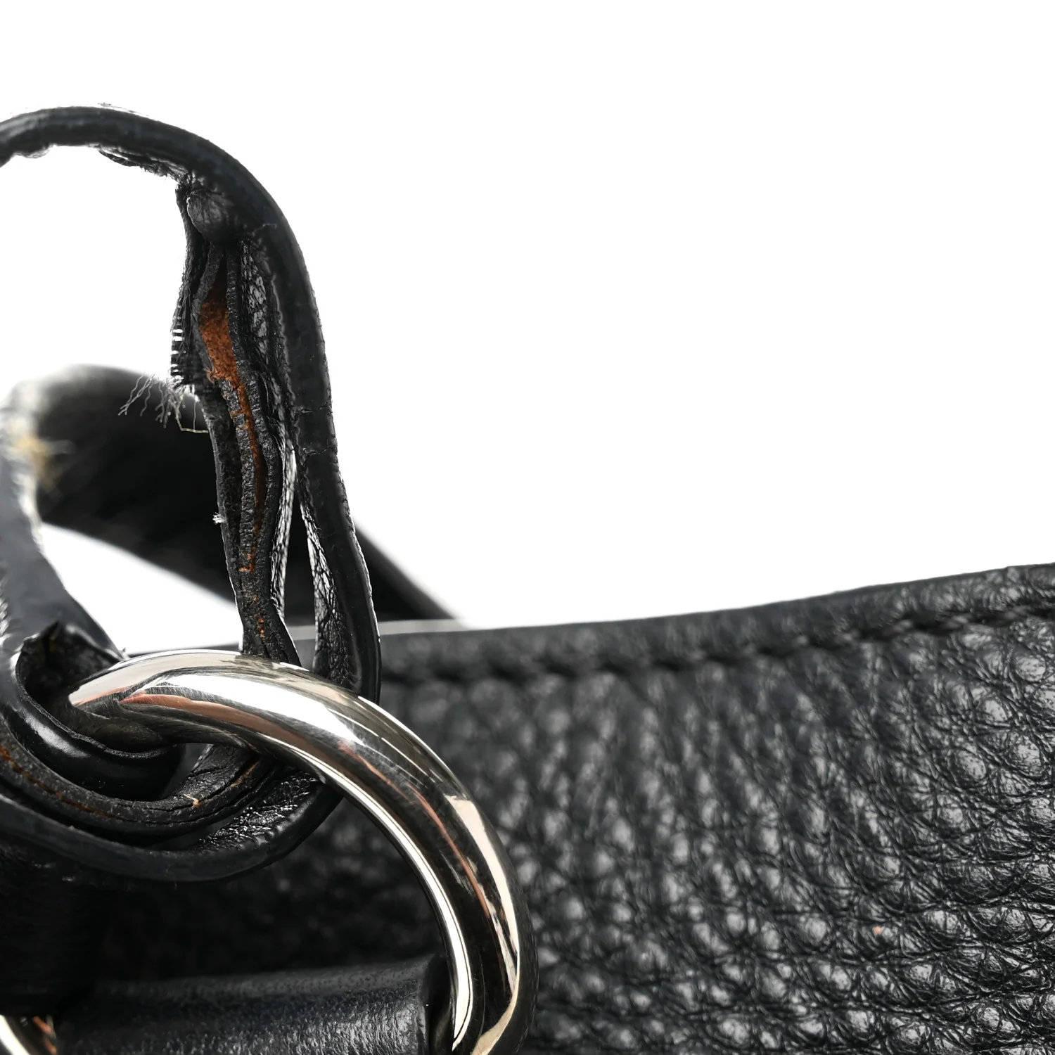 Vitello Daino Tote Black - Image 11