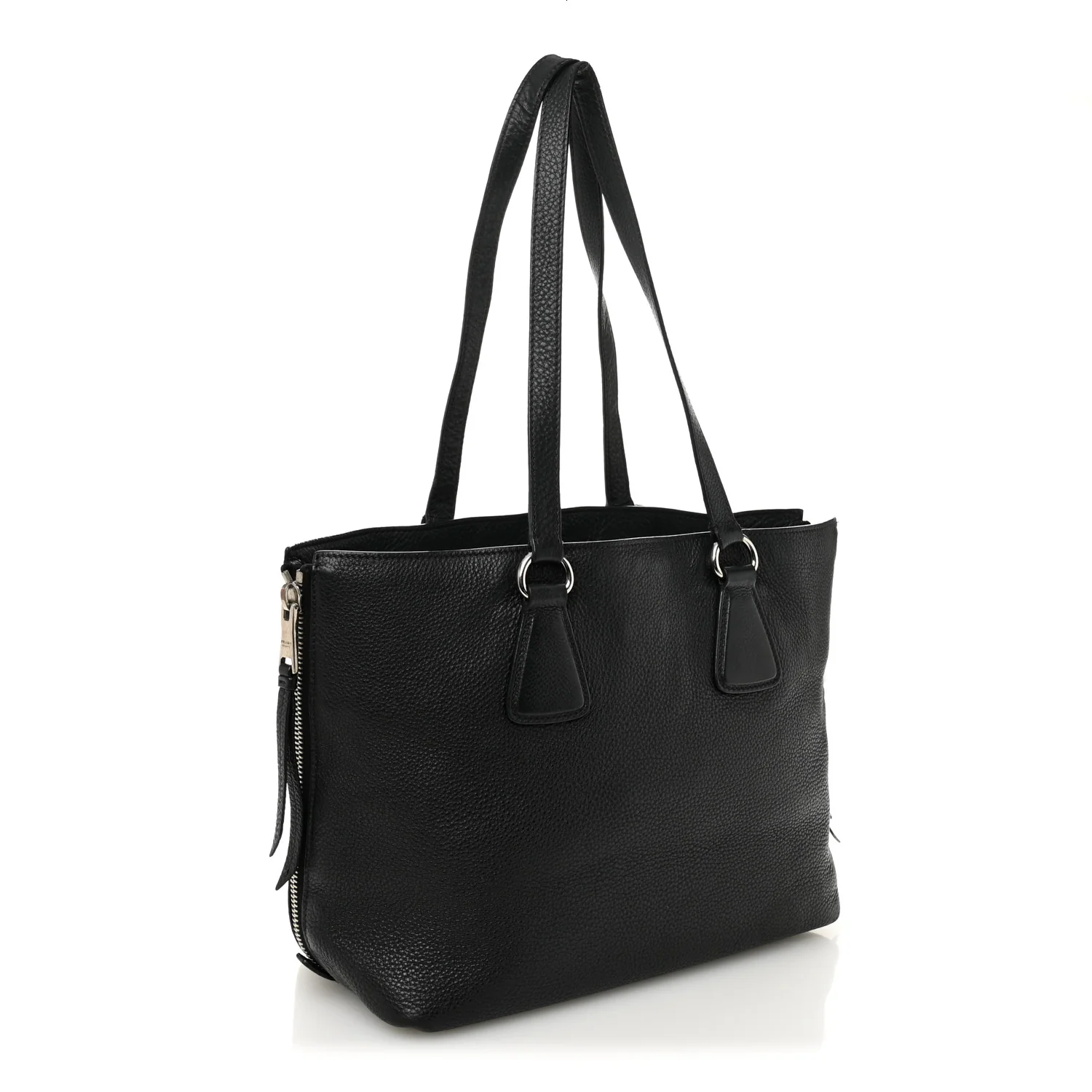 Vitello Daino Tote Black - Image 3