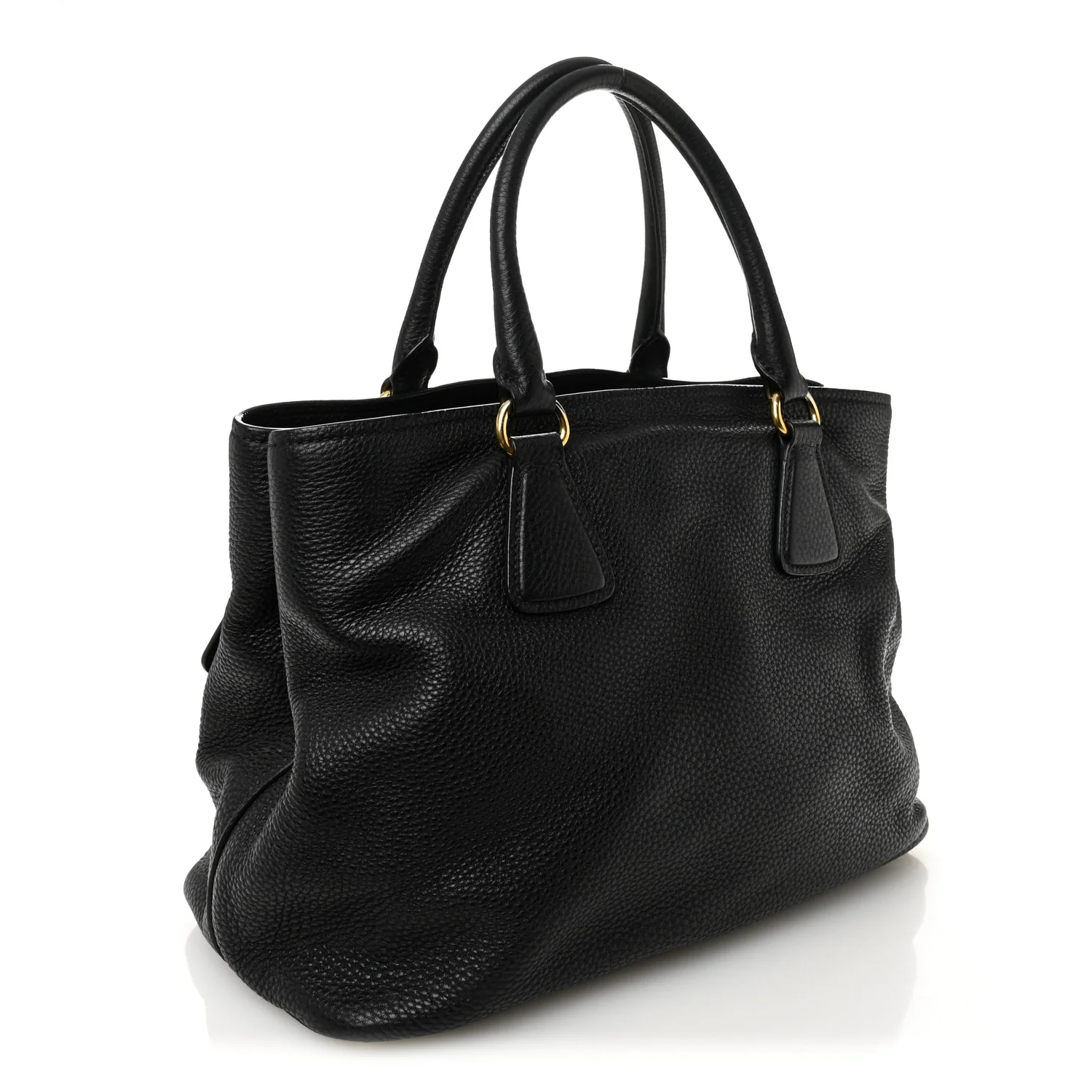 Vitello Daino Tote Black - Image 3