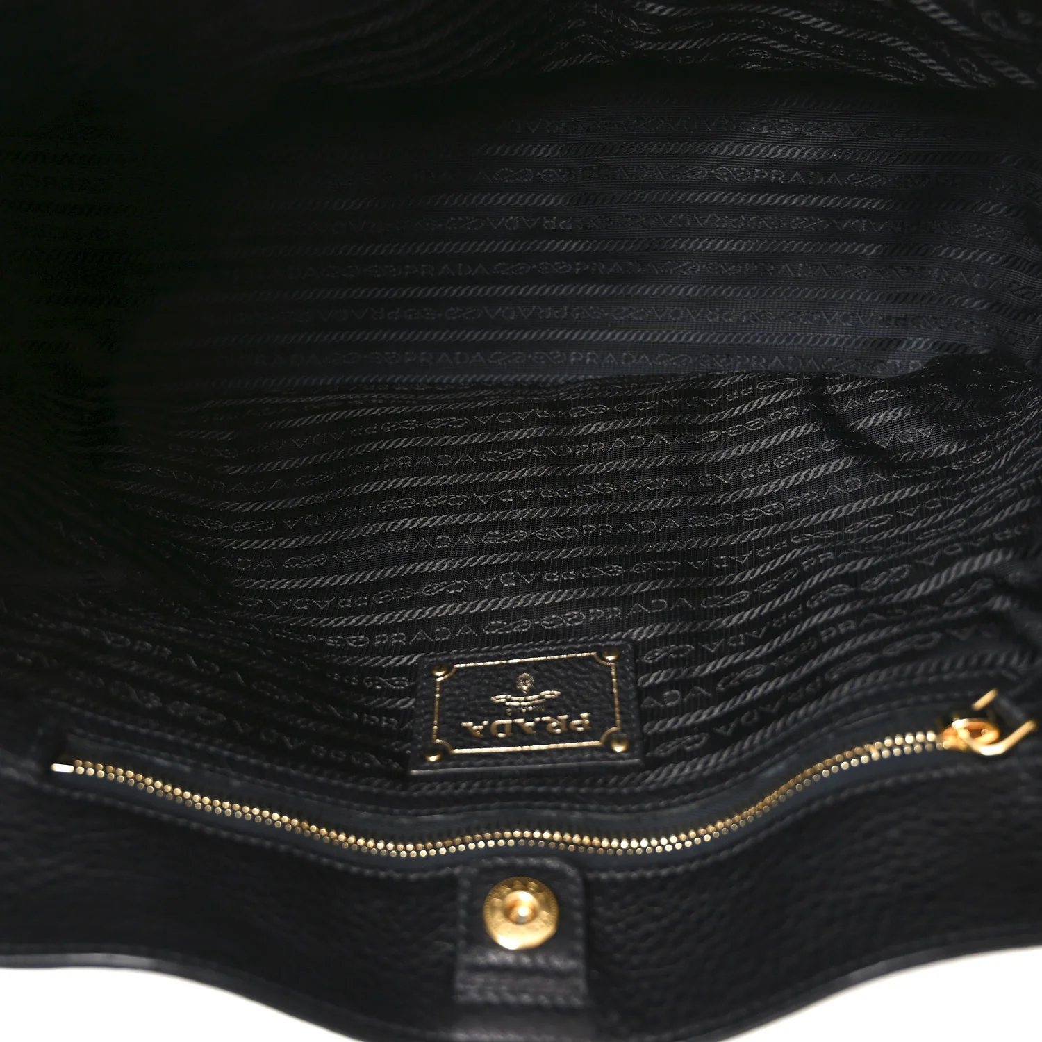 Vitello Daino Tote Black - Image 5