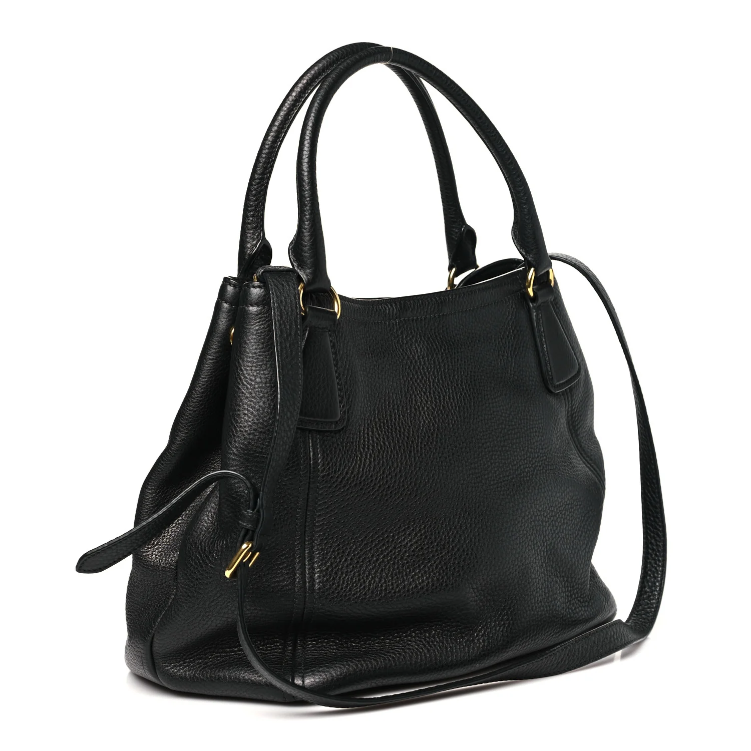 Vitello Daino Tote Black - Image 3