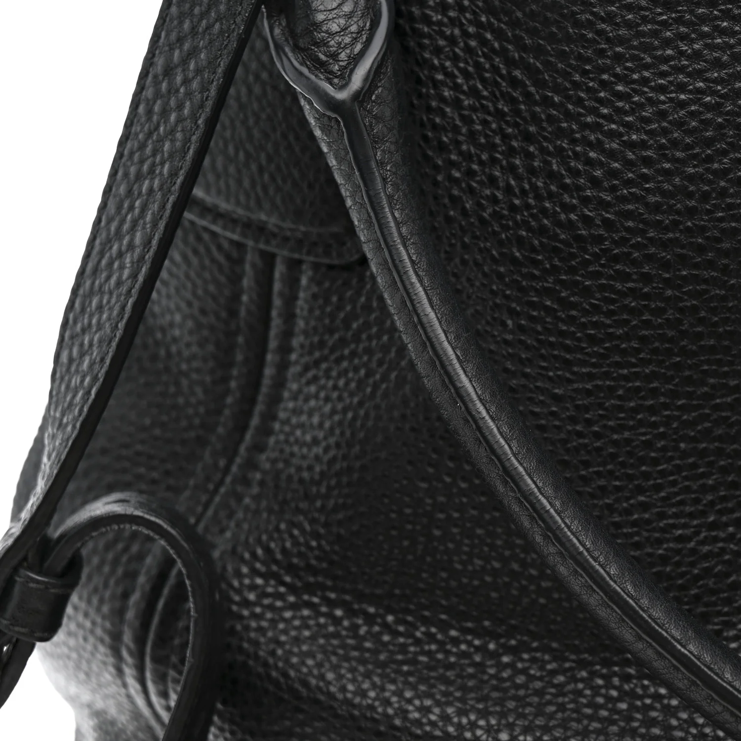 Vitello Daino Tote Black - Image 13