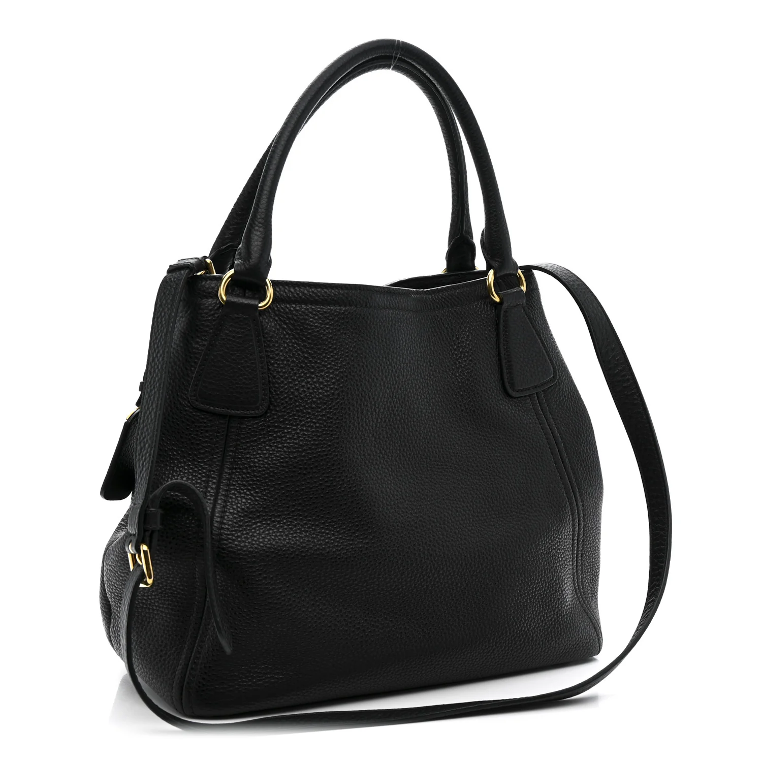 Vitello Daino Tote Black - Image 3