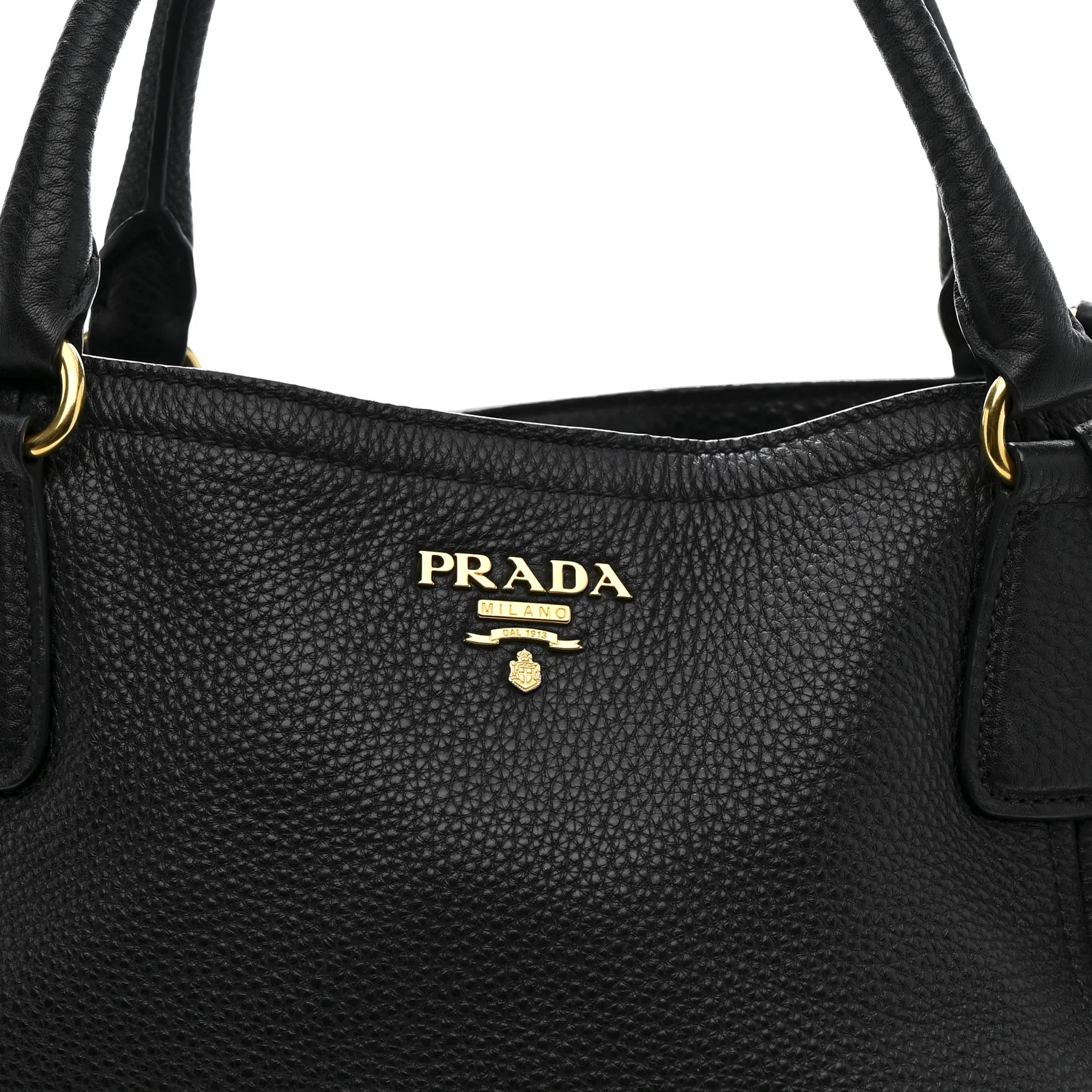 Vitello Daino Tote Black - Image 8