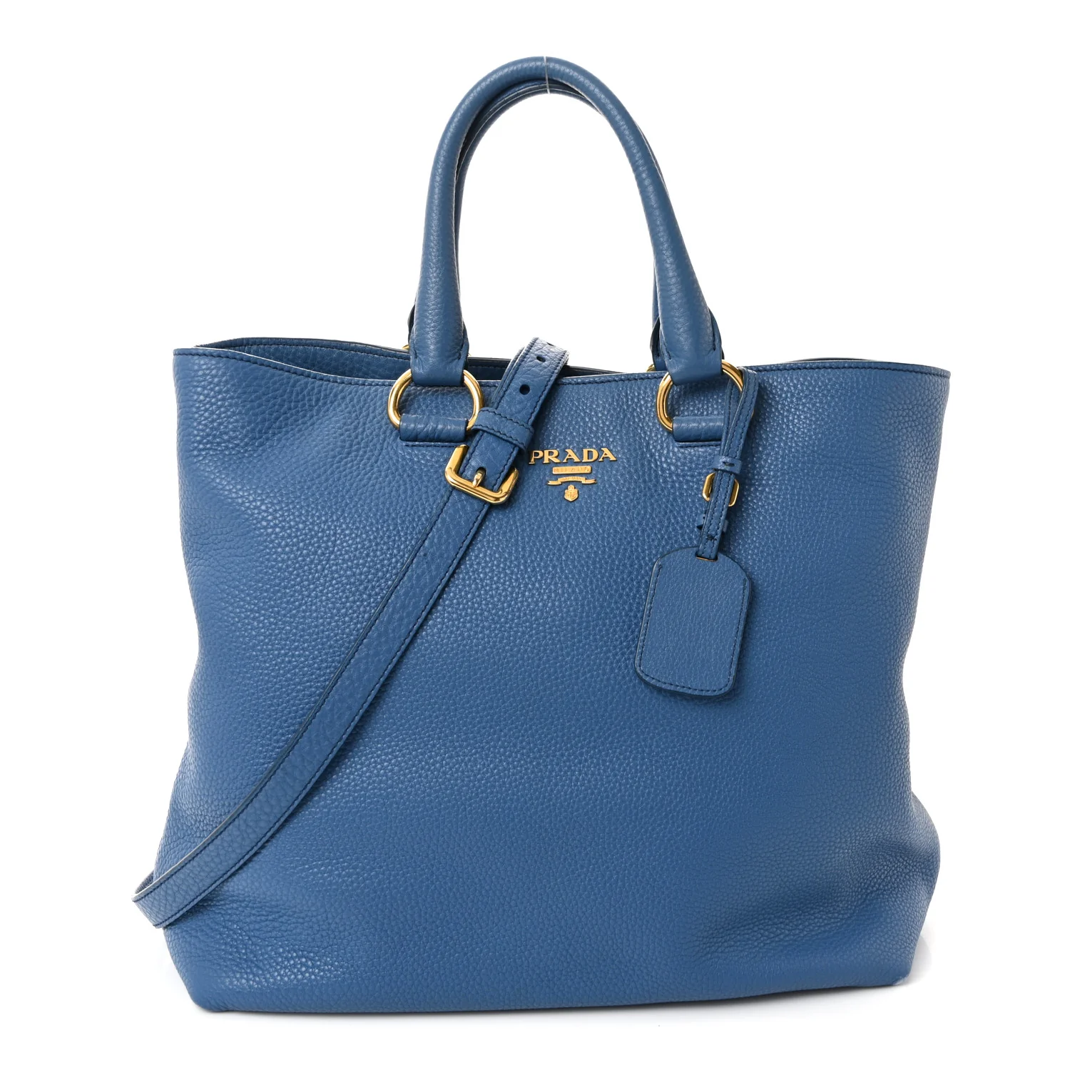 Vitello Daino Tote Cobalto