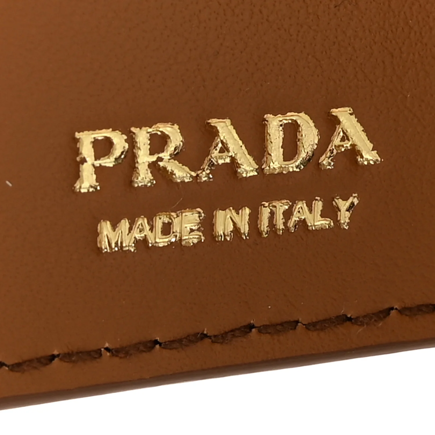 Vitello Daino Triangle Small Wallet Caramel - Image 6