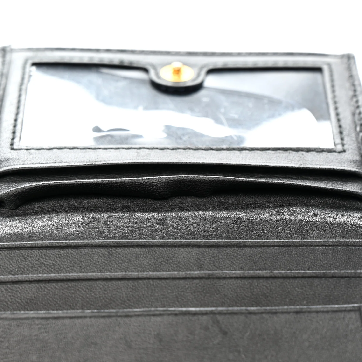 Vitello Move Metal Bi-Fold Wallet Black - Image 10